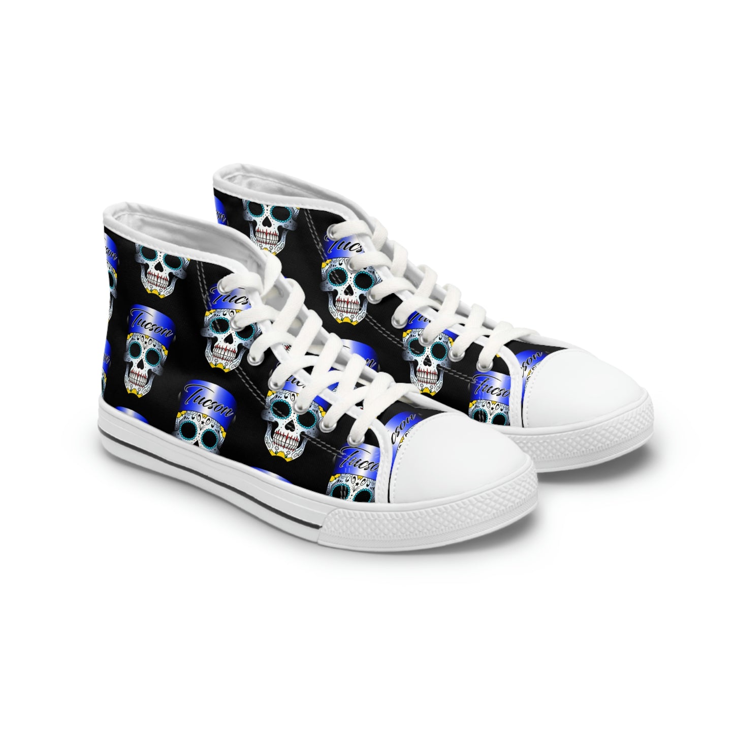 Tucson Skull Women's High Top Sneakers