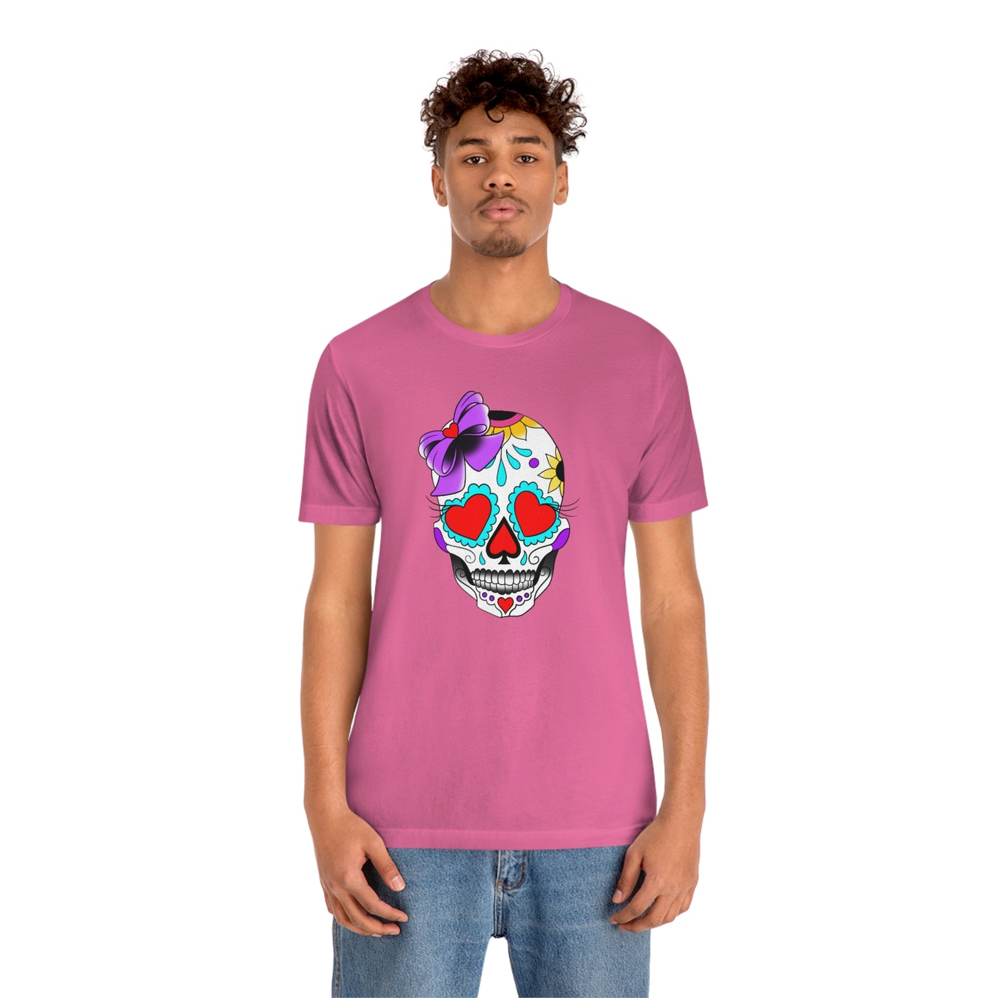 Lady Day of the Dead Unisex Jersey Short Sleeve Tee