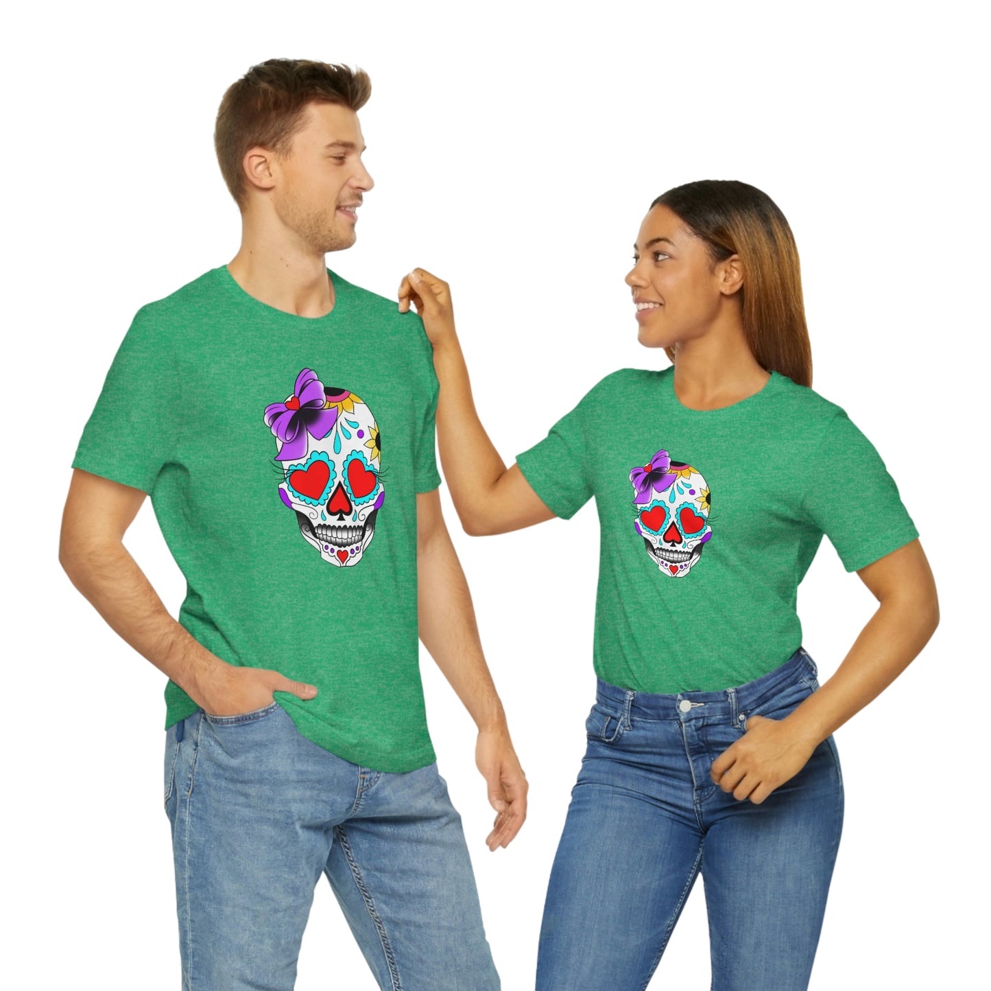 Lady Day of the Dead Unisex Jersey Short Sleeve Tee