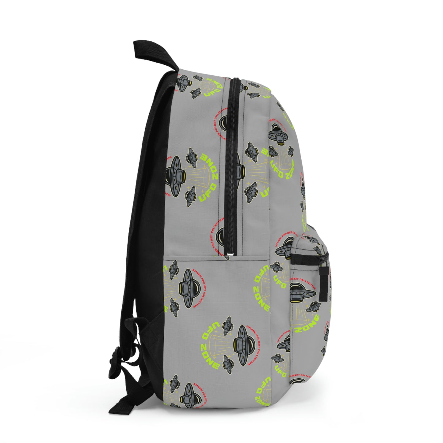 Light Dark Grey UFO Zone Backpack