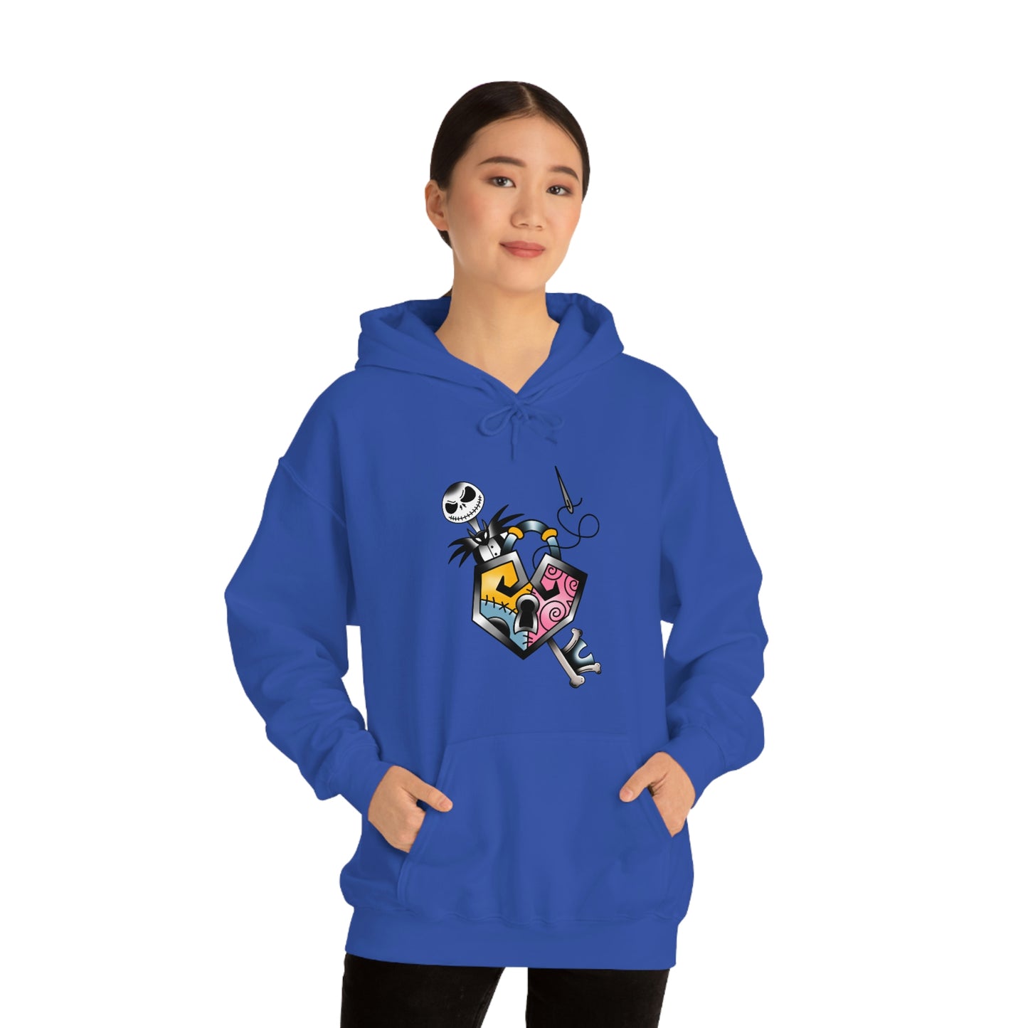 Jack and Sally Lock and Key Unisex Heavy Blend™ Hooded Sweatshirt