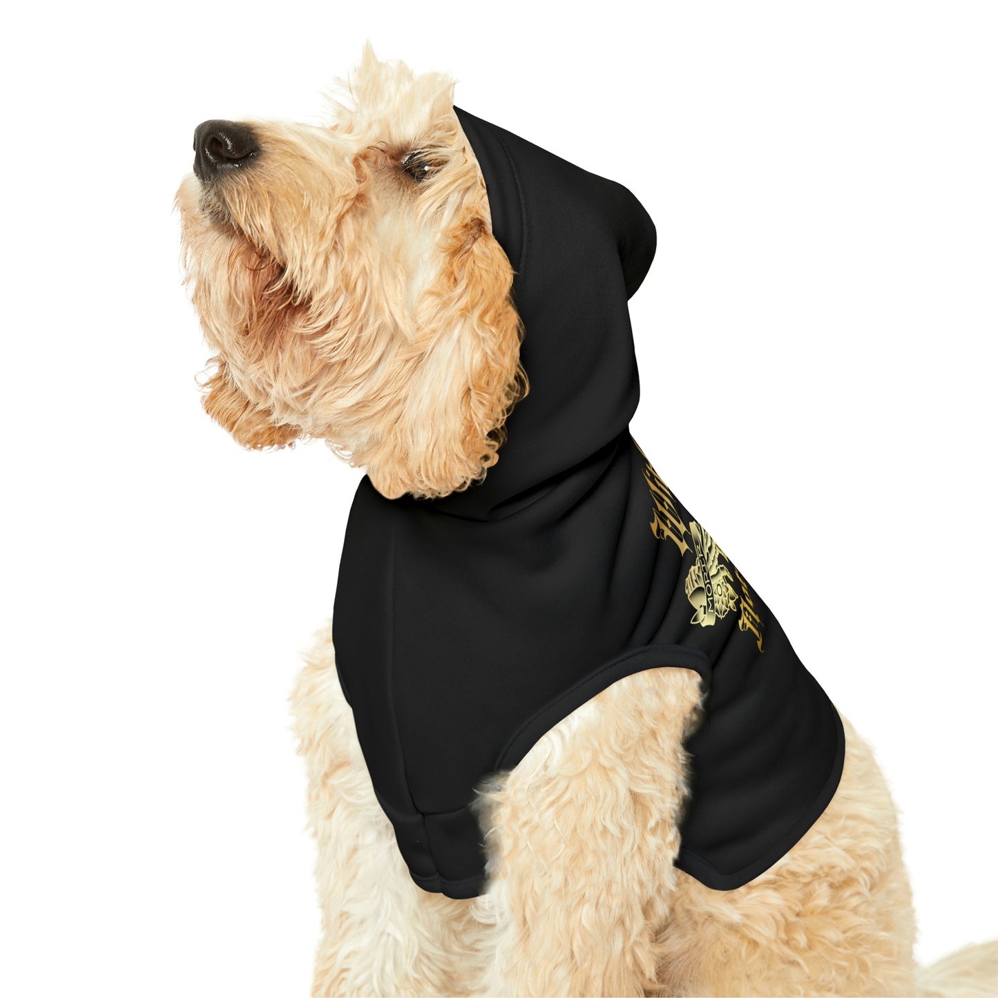 Without One There is Not the Other Black and Gold Dog Hoodie