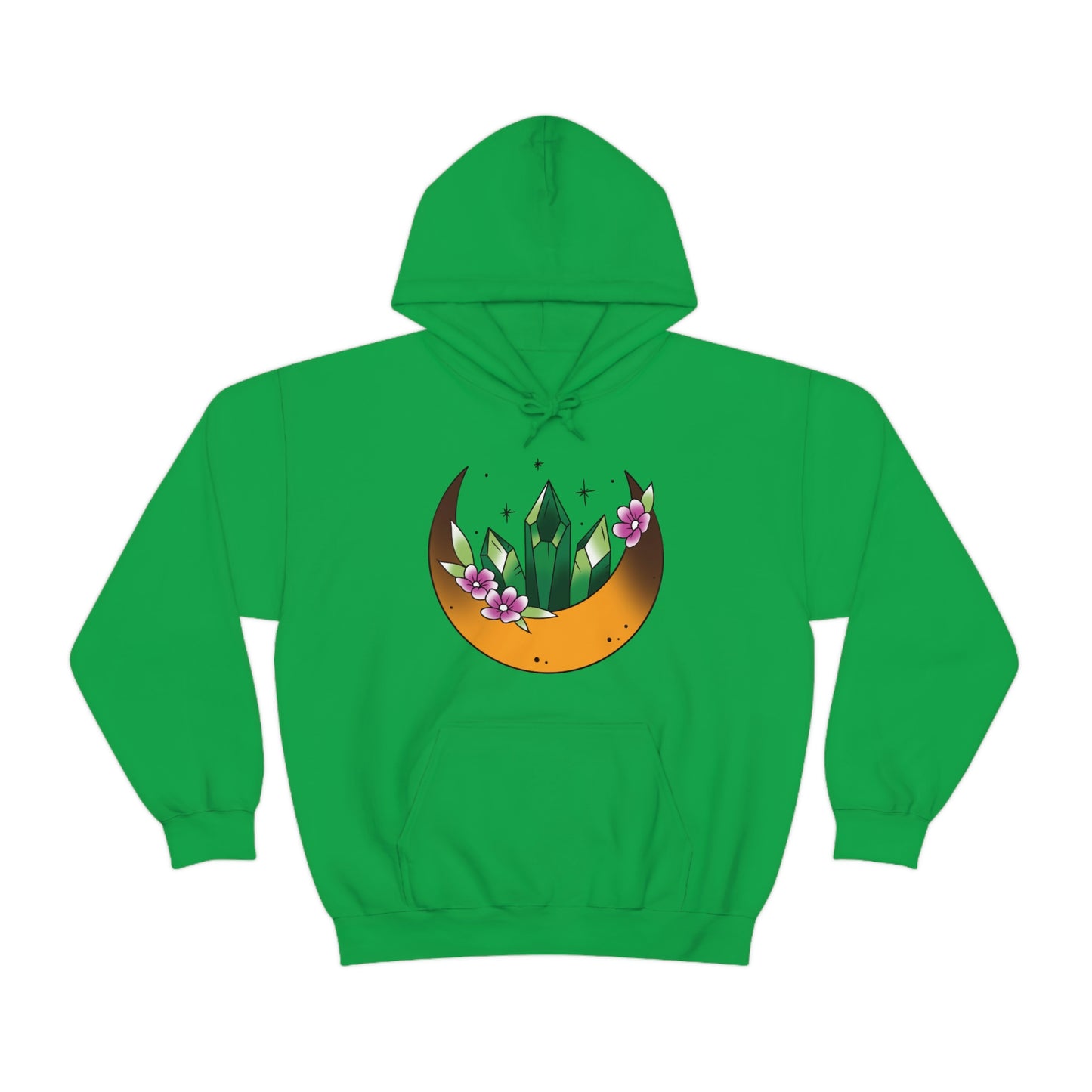 Green Crystal Unisex Heavy Blend™ Hooded Sweatshirt