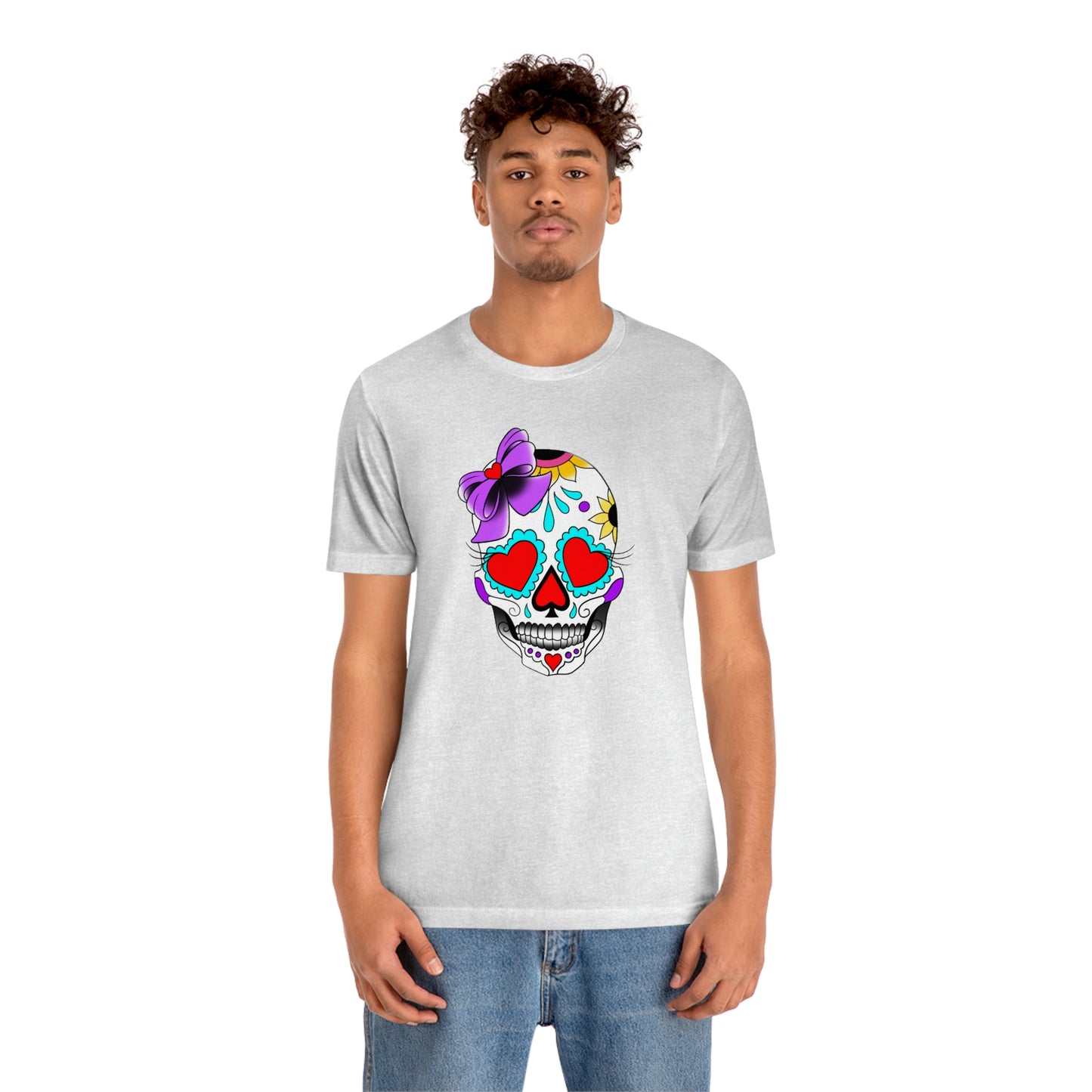 Lady Day of the Dead Unisex Jersey Short Sleeve Tee