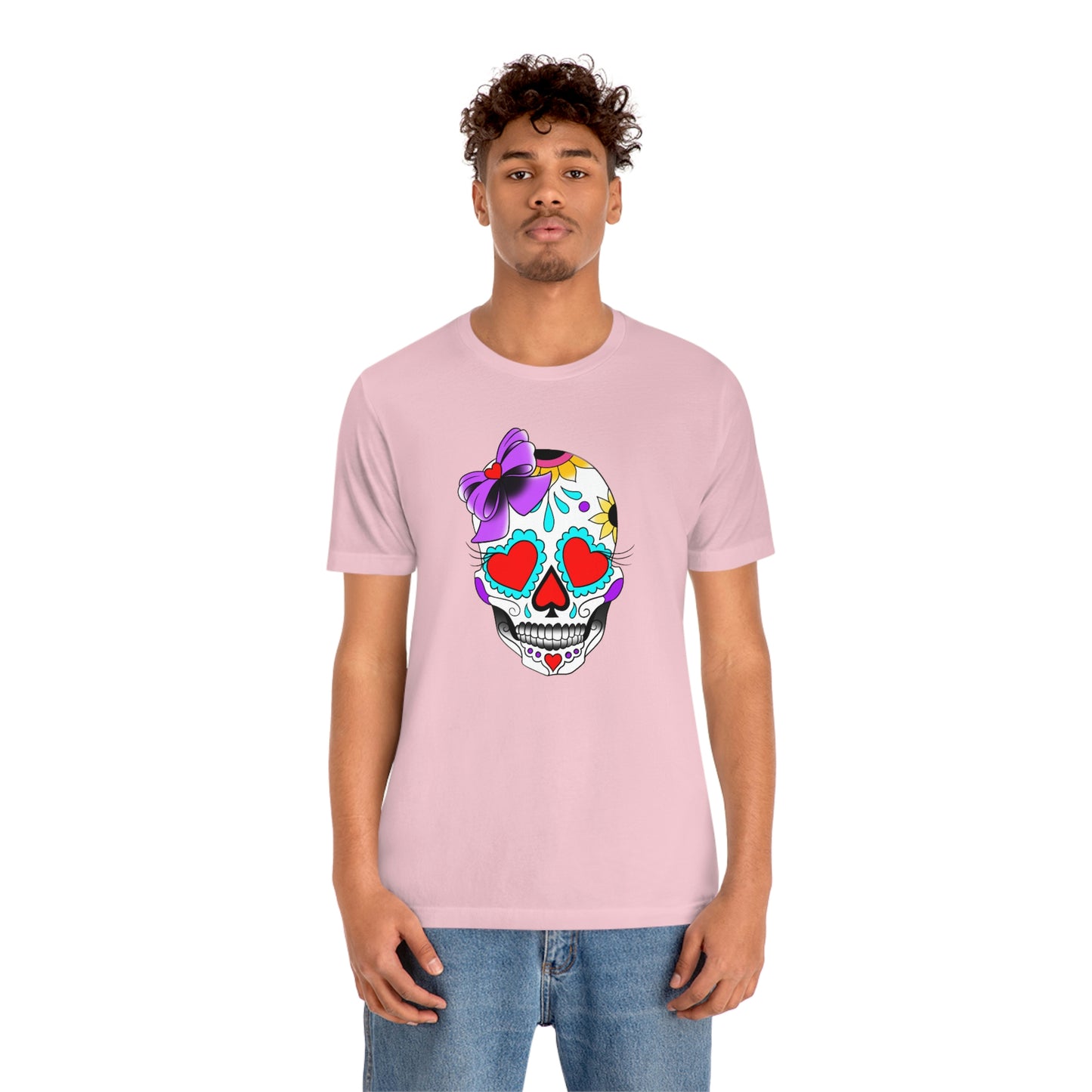 Lady Day of the Dead Unisex Jersey Short Sleeve Tee