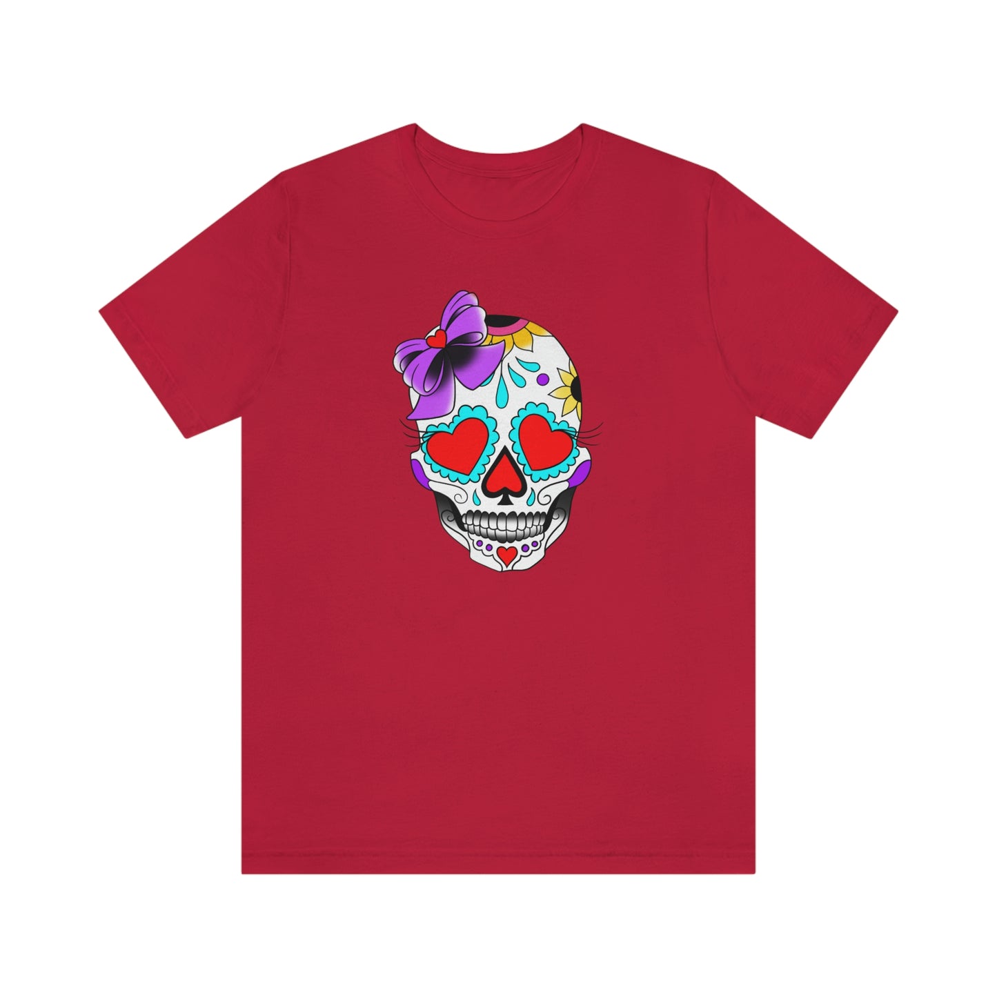 Lady Day of the Dead Unisex Jersey Short Sleeve Tee