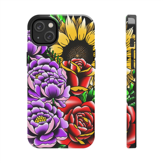 Flower Mix Up Tough Phone Cases, Case-Mate