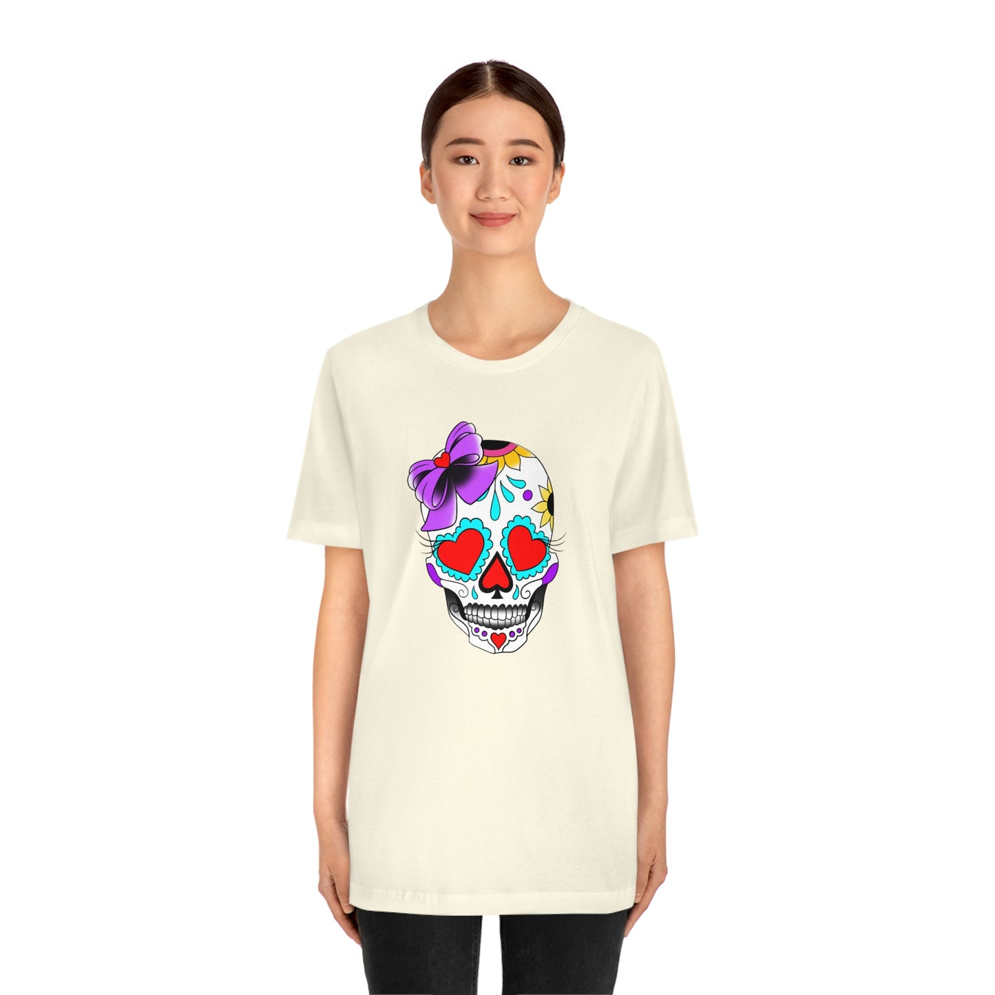 Lady Day of the Dead Unisex Jersey Short Sleeve Tee