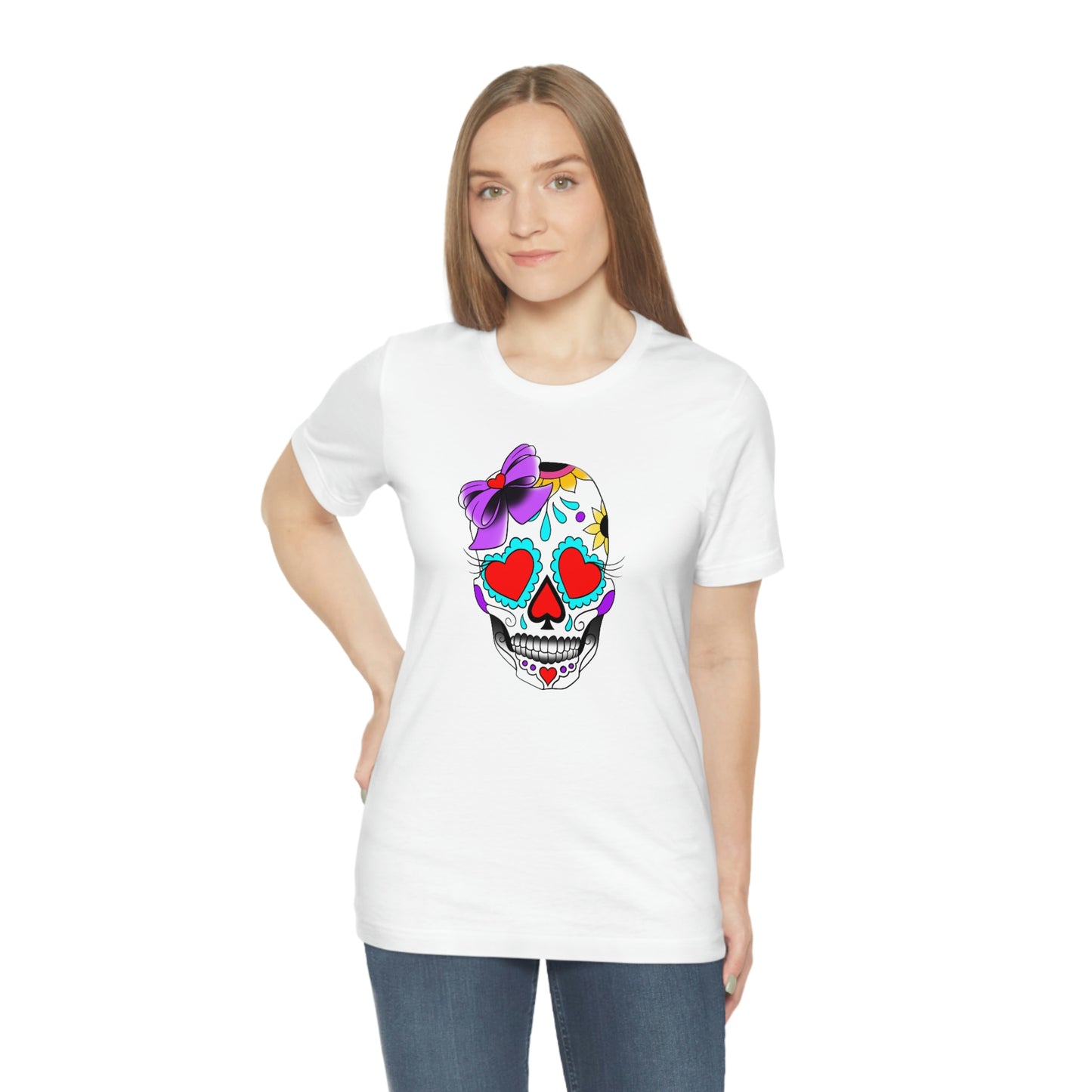 Lady Day of the Dead Unisex Jersey Short Sleeve Tee