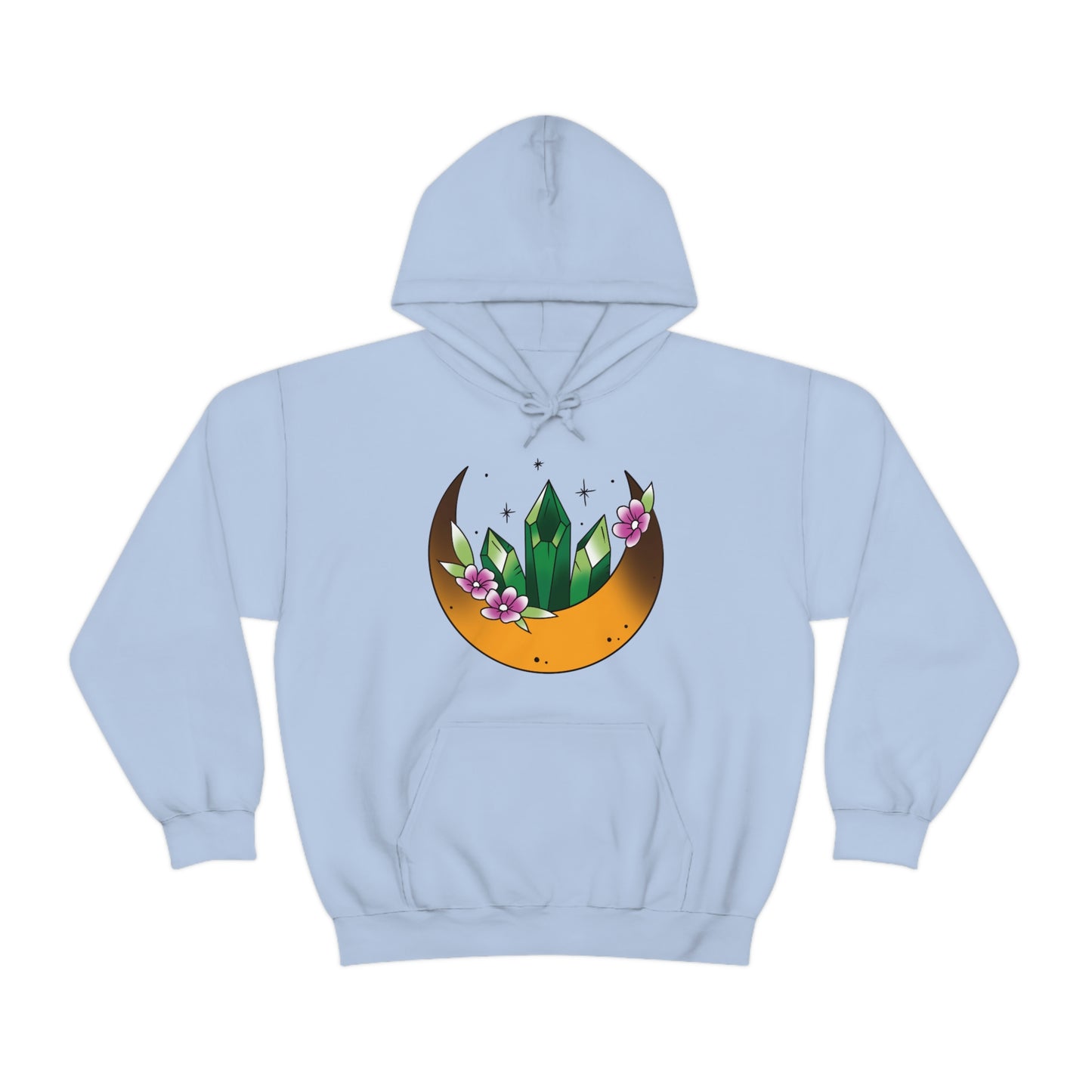 Green Crystal Unisex Heavy Blend™ Hooded Sweatshirt