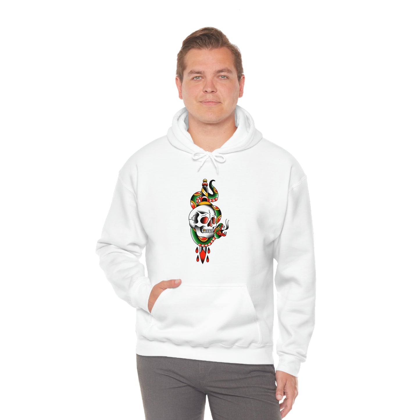 Snake and Dagger Unisex Heavy Blend™ Hooded Sweatshirt