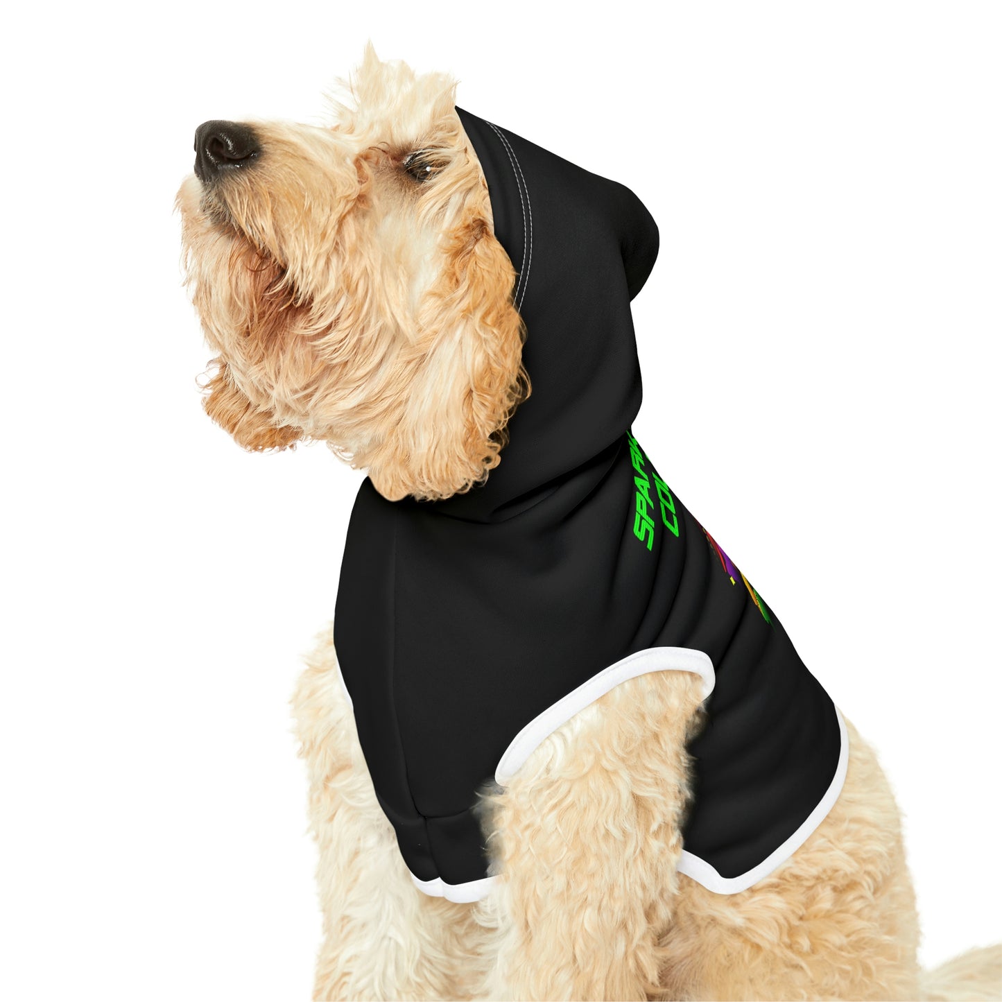 UFO Spark Black Dog Hoodie