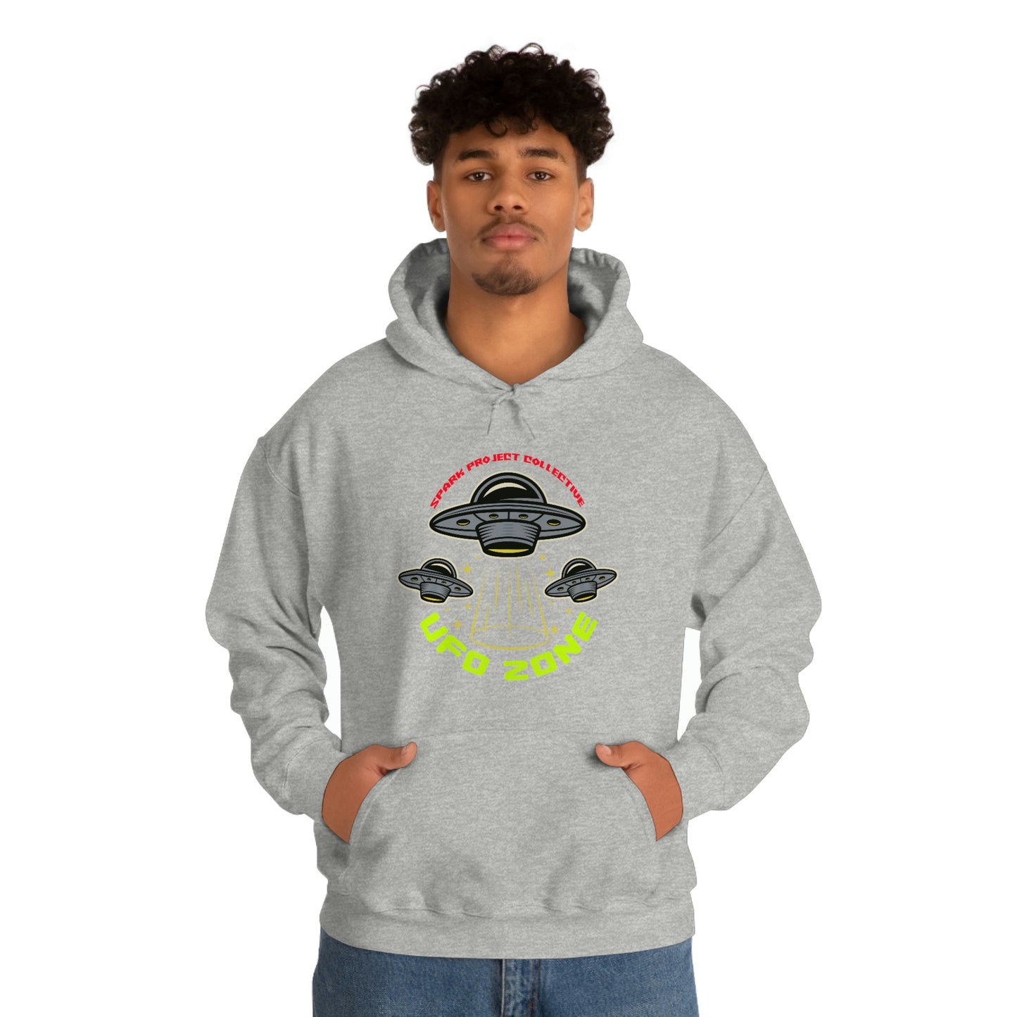 UFO Zone Unisex Heavy Blend™ Hooded Sweatshirt