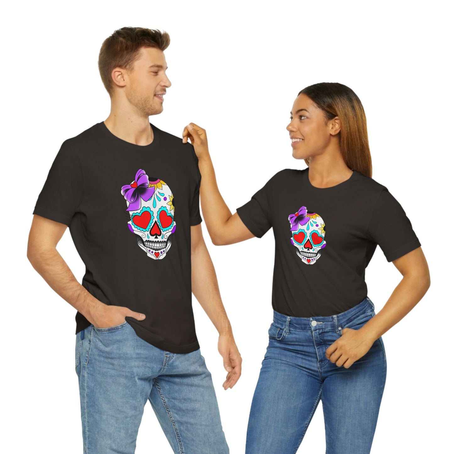 Lady Day of the Dead Unisex Jersey Short Sleeve Tee