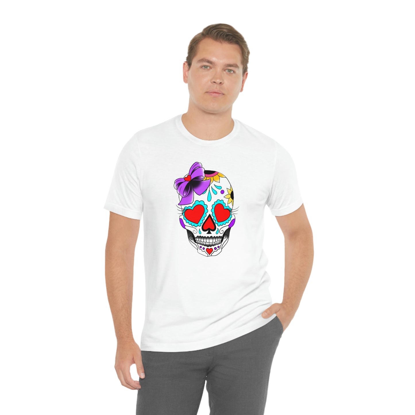 Lady Day of the Dead Unisex Jersey Short Sleeve Tee