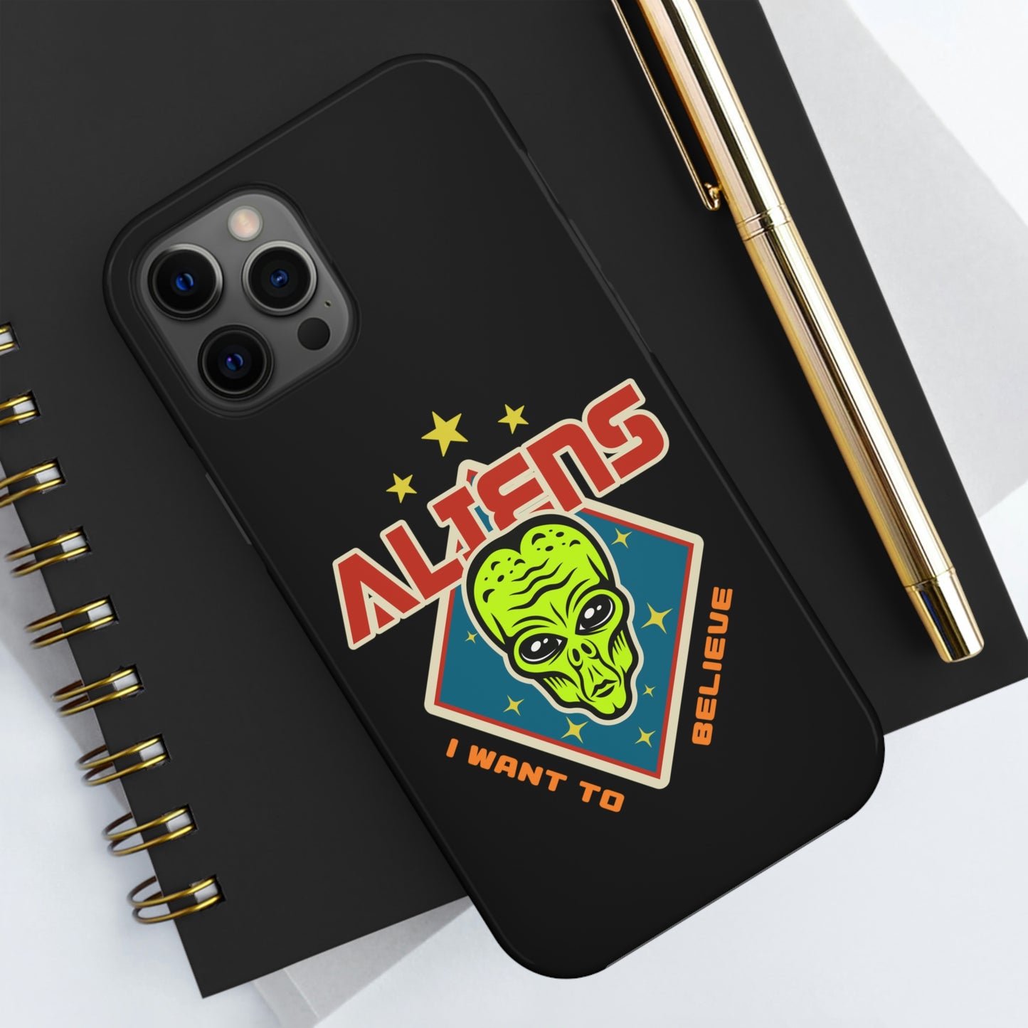 Aliens I Want to Believe Tough Phone Cases, Case-Mate