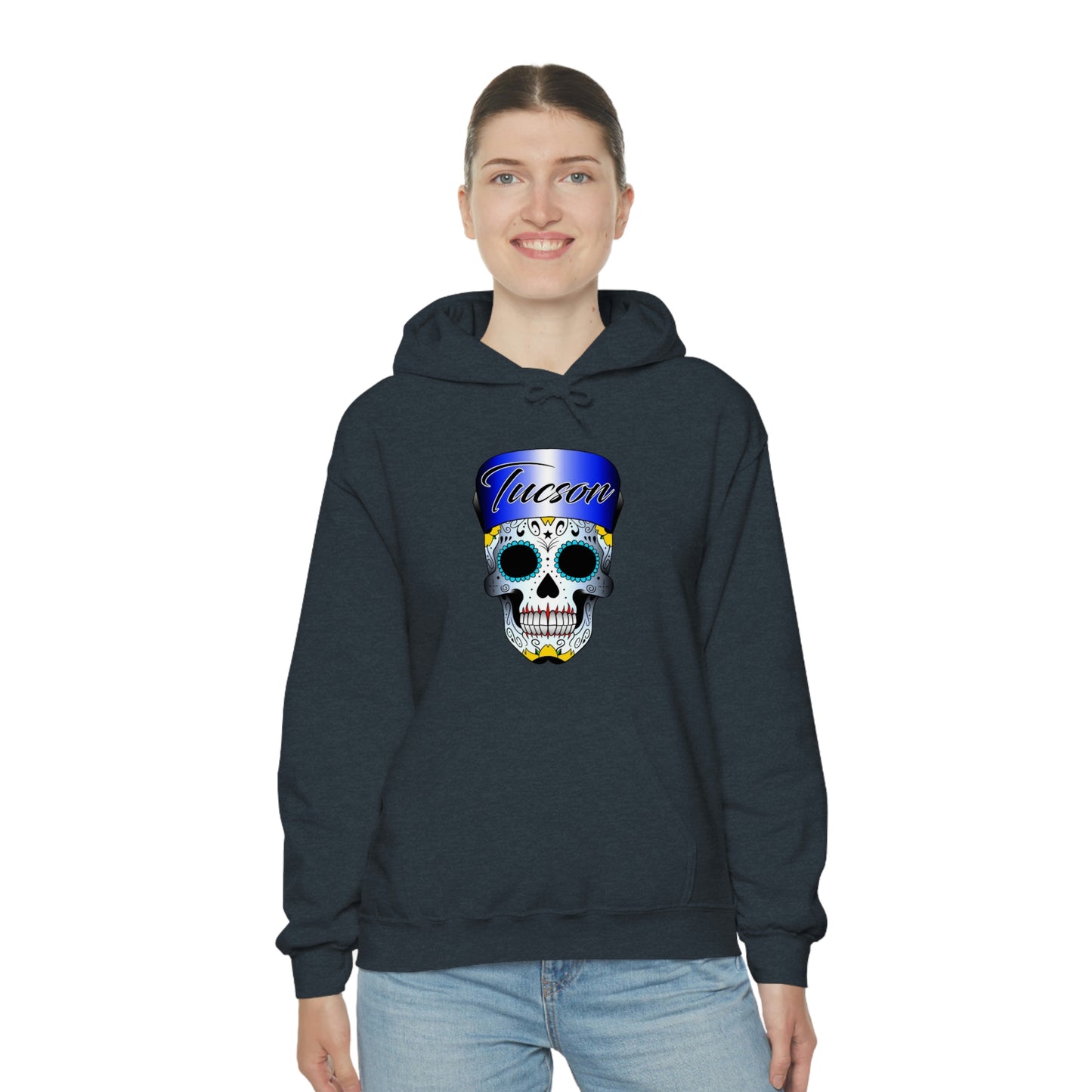 Tucson Skull Unisex Heavy Blend™ Hooded Sweatshirt