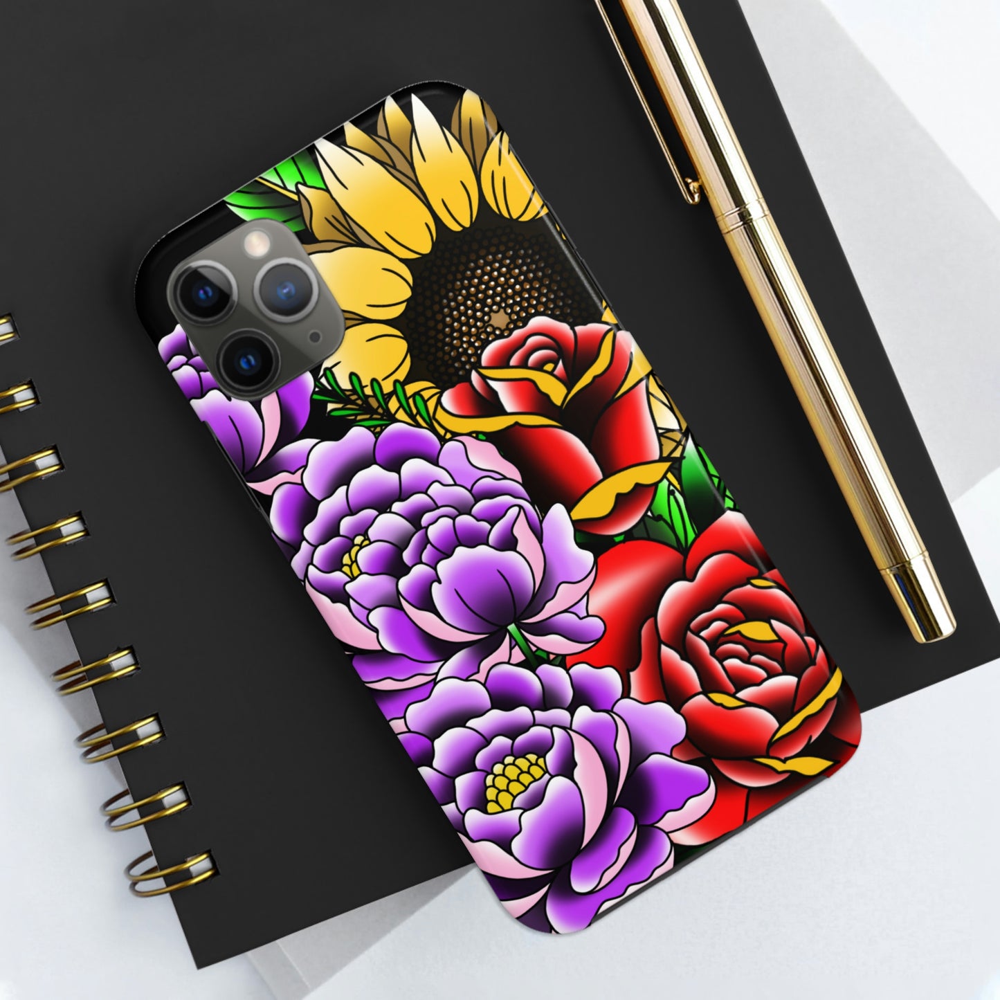 Flower Mix Up Tough Phone Cases, Case-Mate