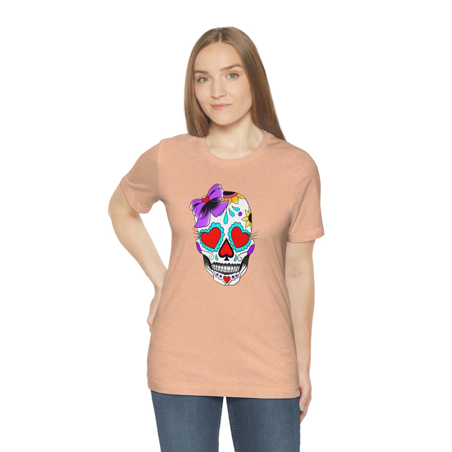 Lady Day of the Dead Unisex Jersey Short Sleeve Tee