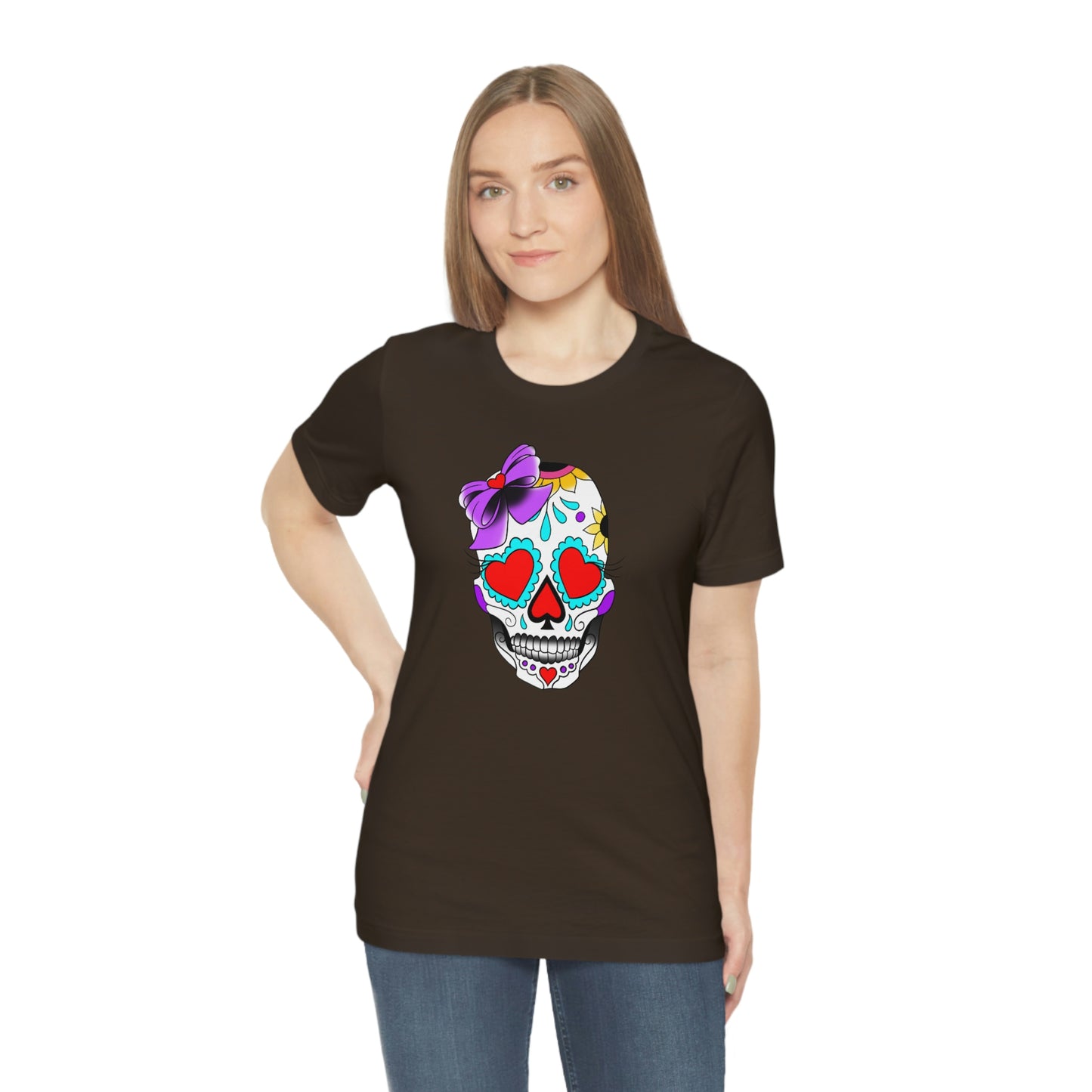 Lady Day of the Dead Unisex Jersey Short Sleeve Tee