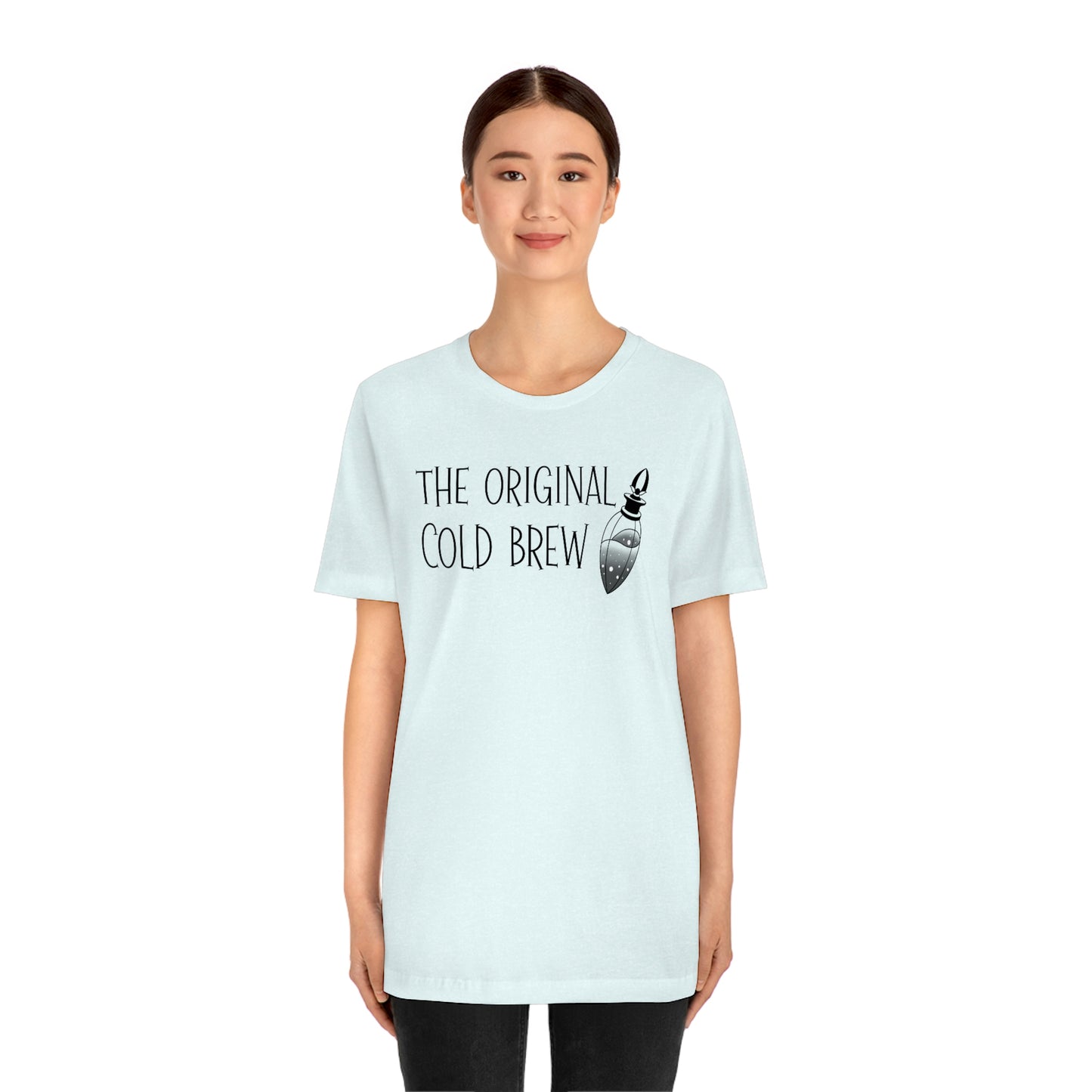 The Original Cold Brew Black Font Unisex Jersey Short Sleeve Tee