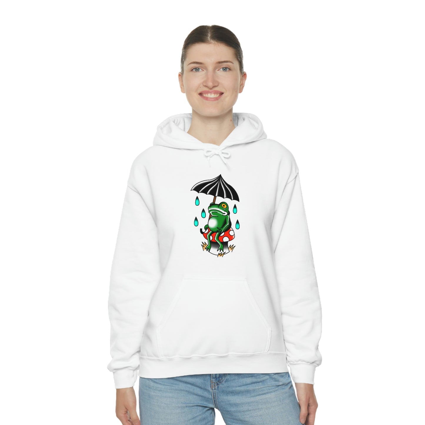 Rainy Day Frog Unisex Heavy Blend™ Hooded Sweatshirt