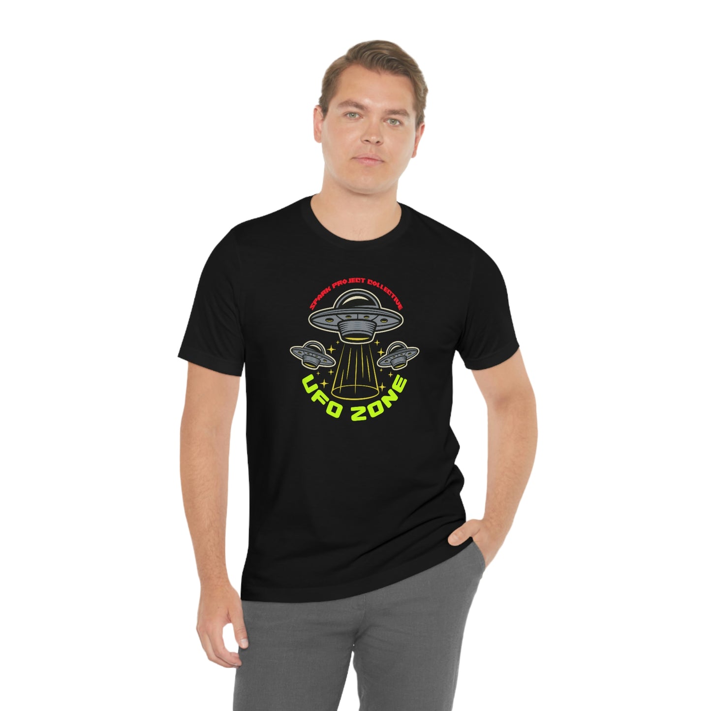 UFO Zone unisex jersey short sleeve tee