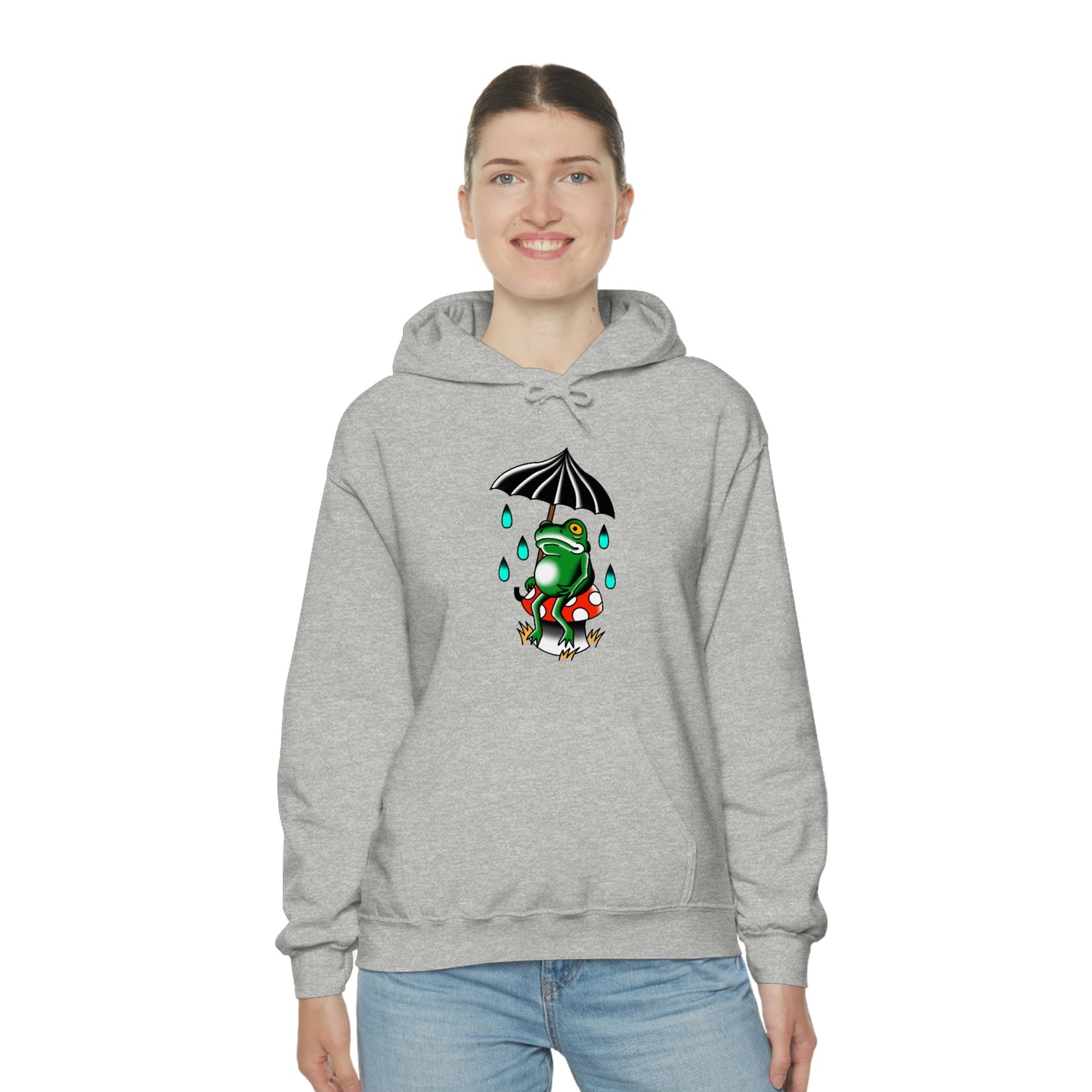 Rainy Day Frog Unisex Heavy Blend™ Hooded Sweatshirt