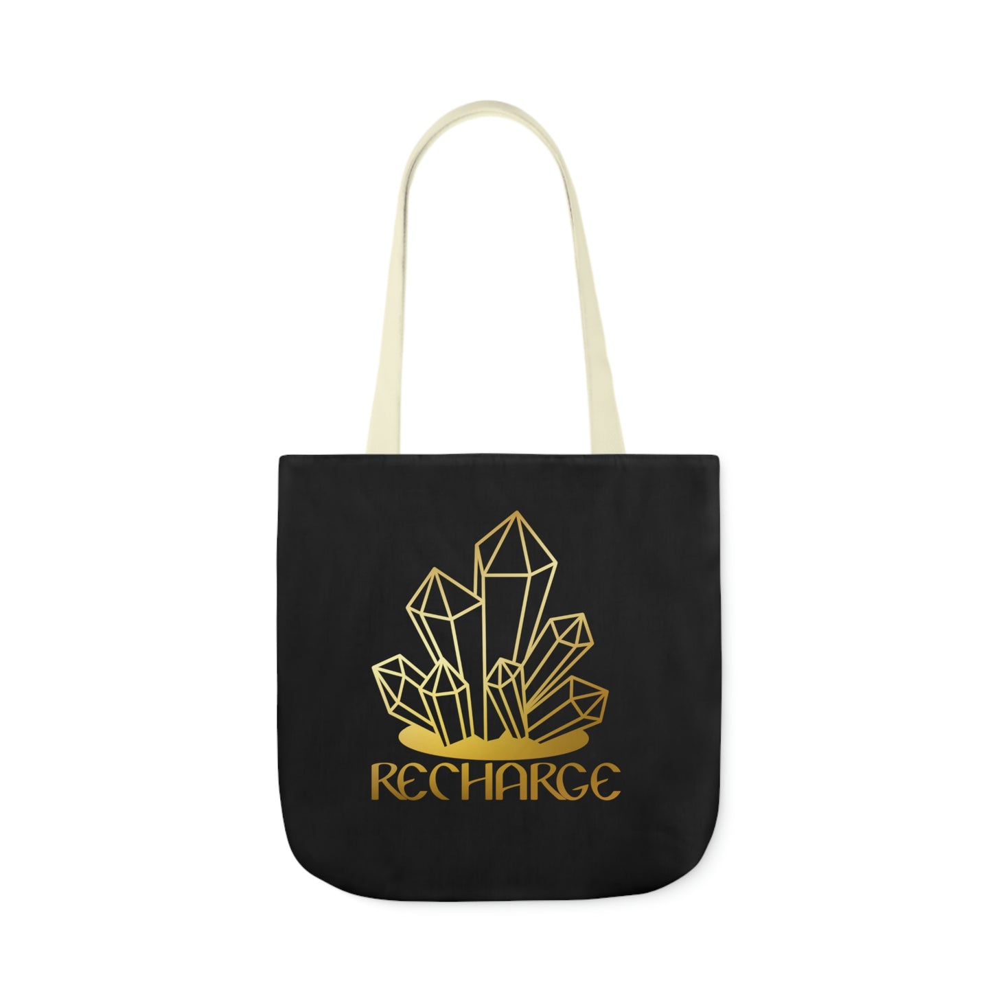 Recharge AOP Polyester Canvas Tote Bag