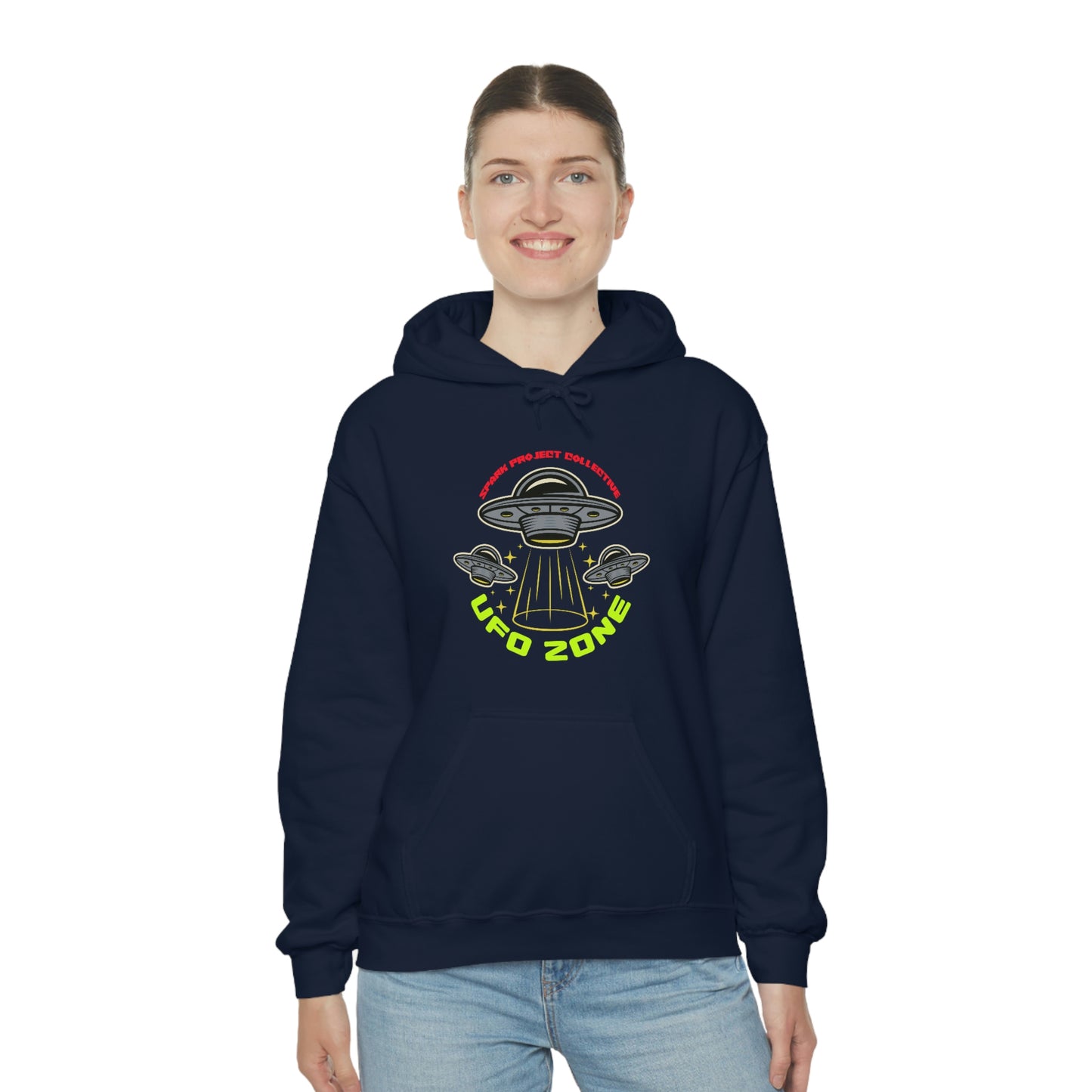 UFO Zone Unisex Heavy Blend™ Hooded Sweatshirt