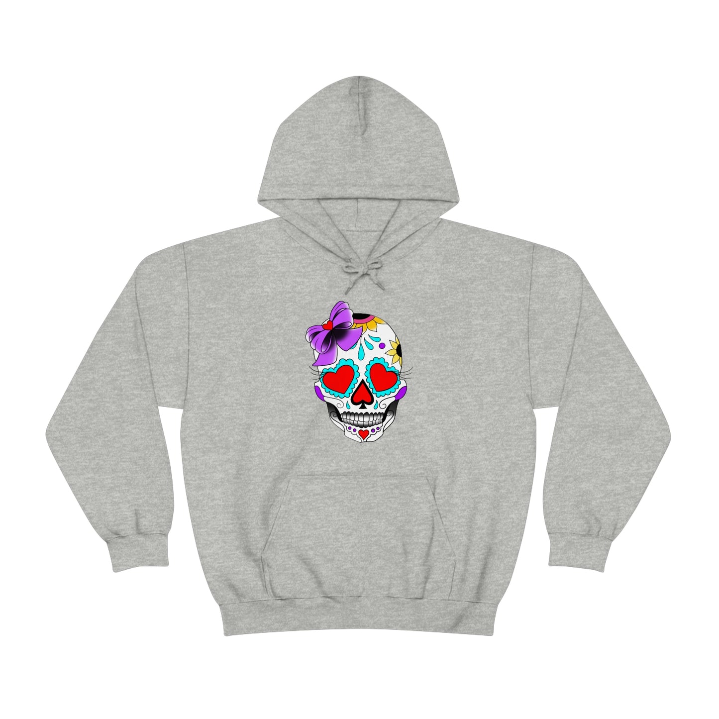 Lady Day of the Dead Unisex Heavy Blend™ Hooded Sweatshirt