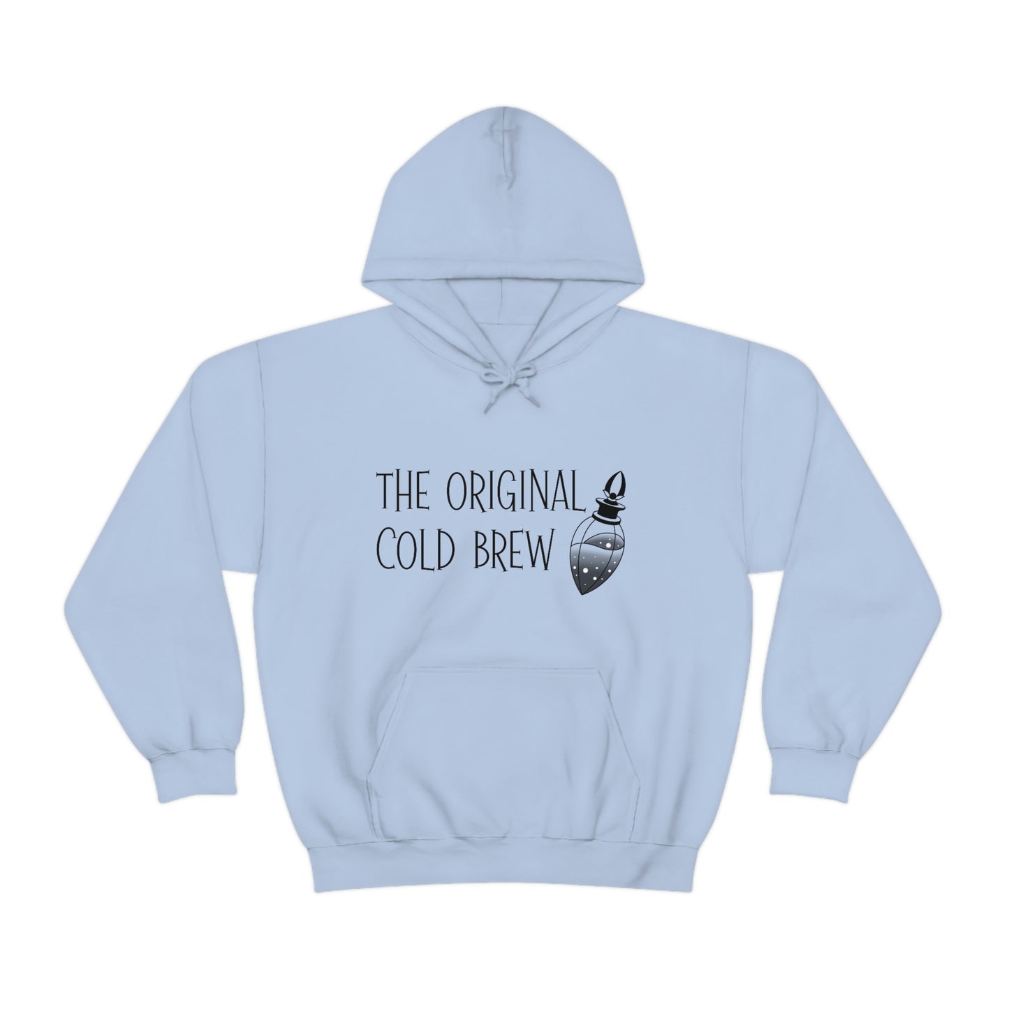 The Original Cold Brew Black Font Unisex Heavy Blend™ Hooded Sweatshirt