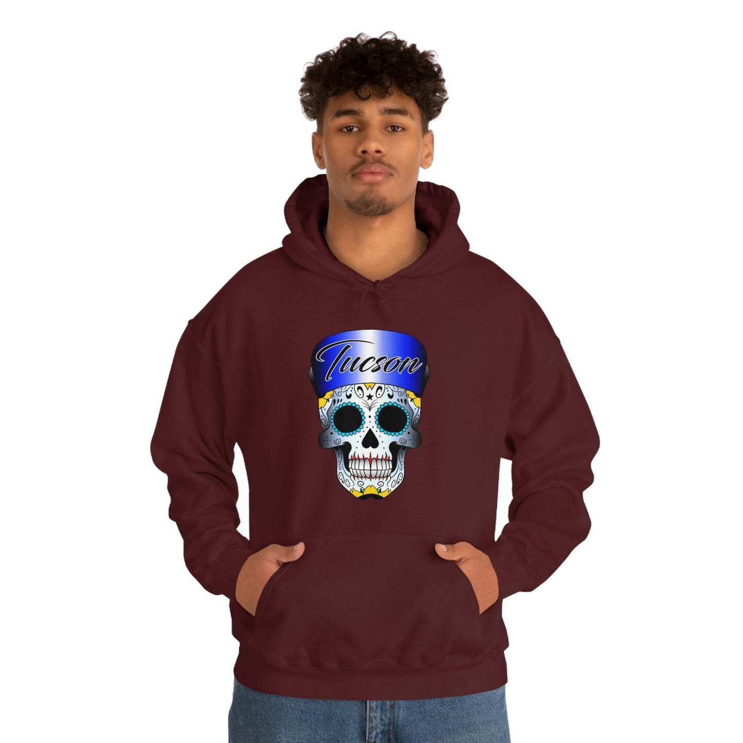 Tucson Skull Unisex Heavy Blend™ Hooded Sweatshirt