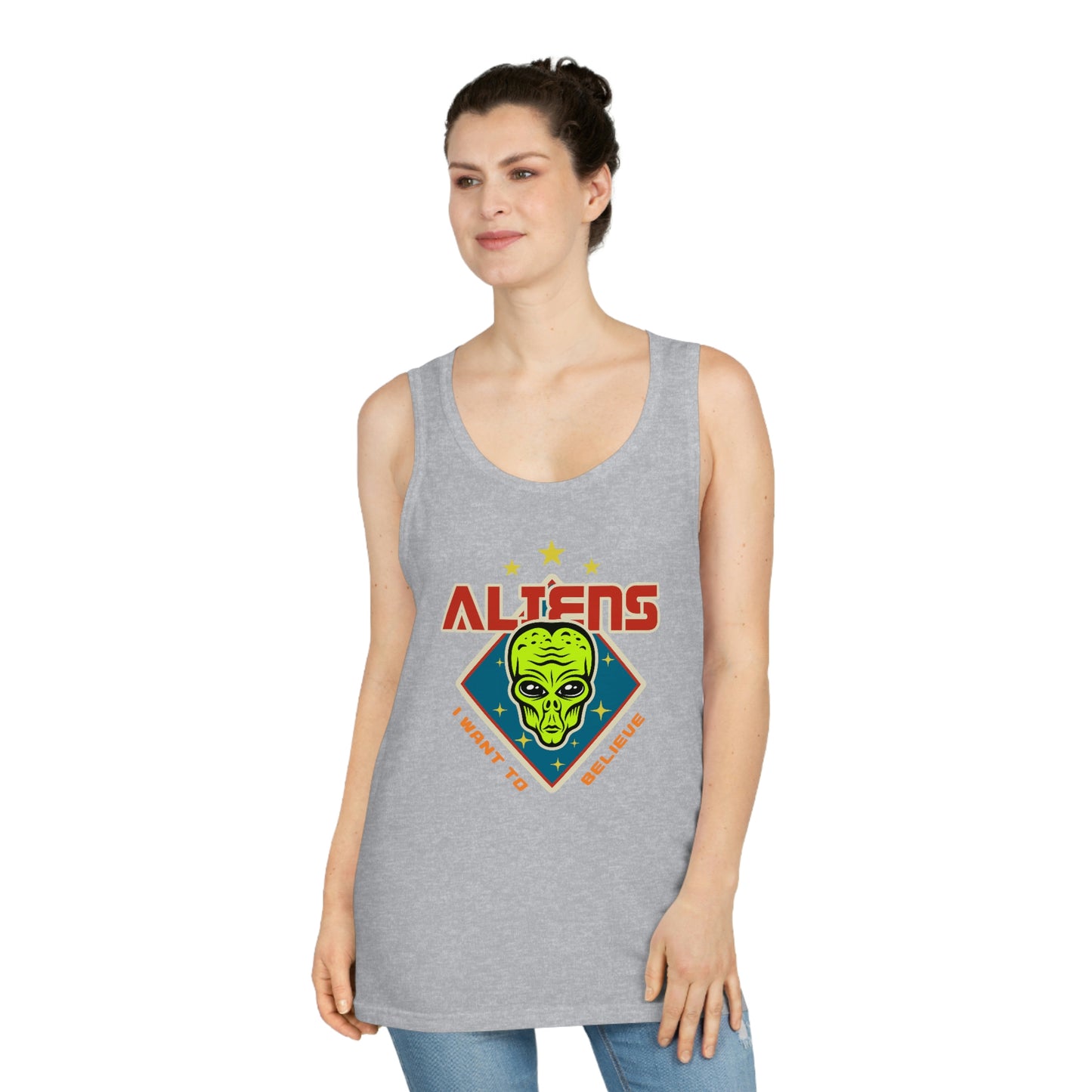 Aliens I Want to Believe Unisex Softstyle™ Tank Top