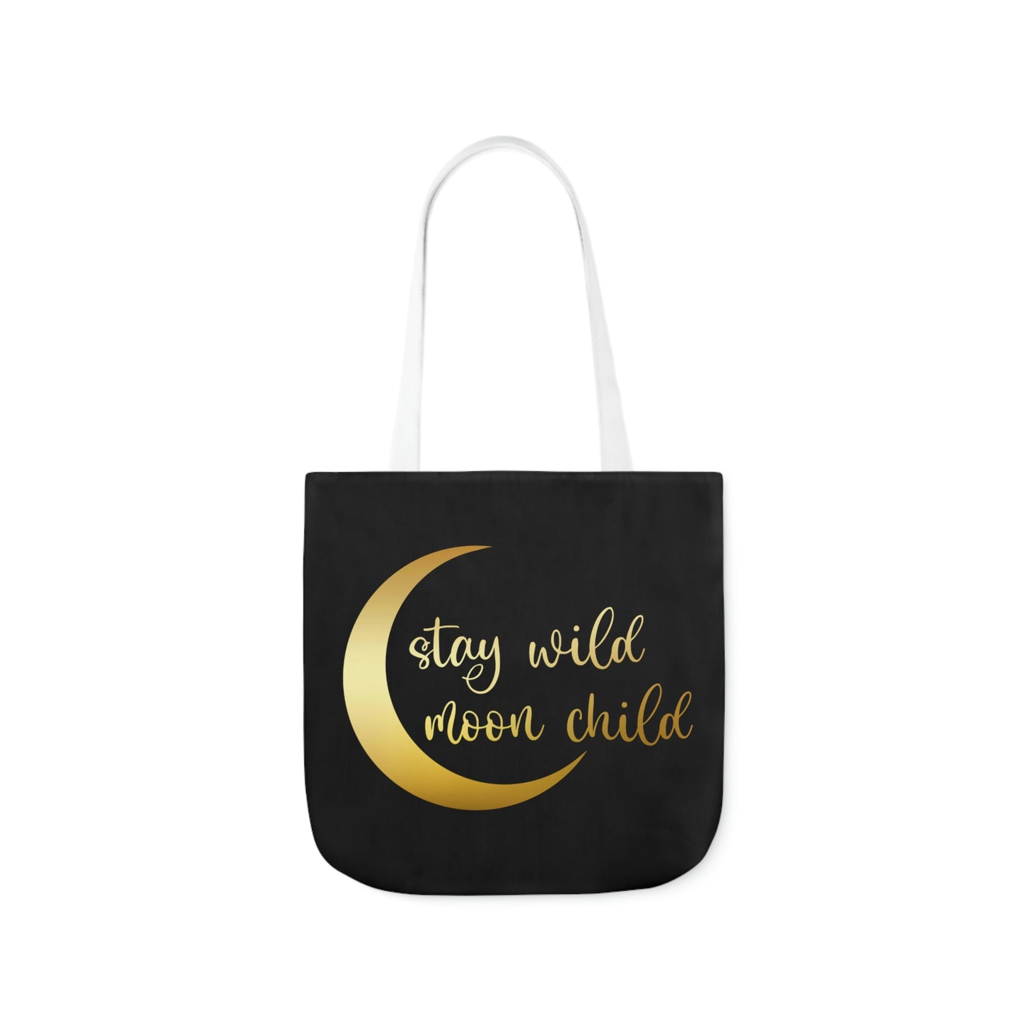 Stay Wild Moon Child AOP Polyester Canvas Tote Bag