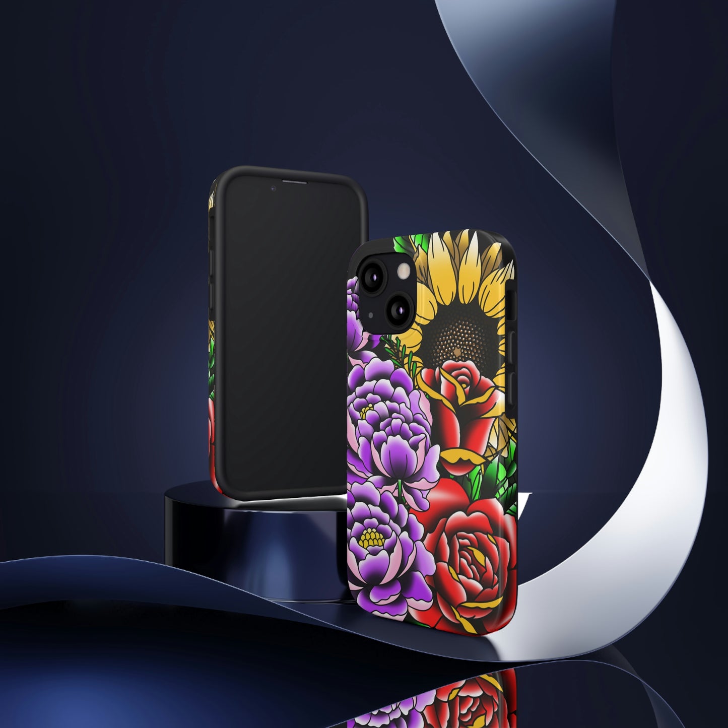 Flower Mix Up Tough Phone Cases, Case-Mate