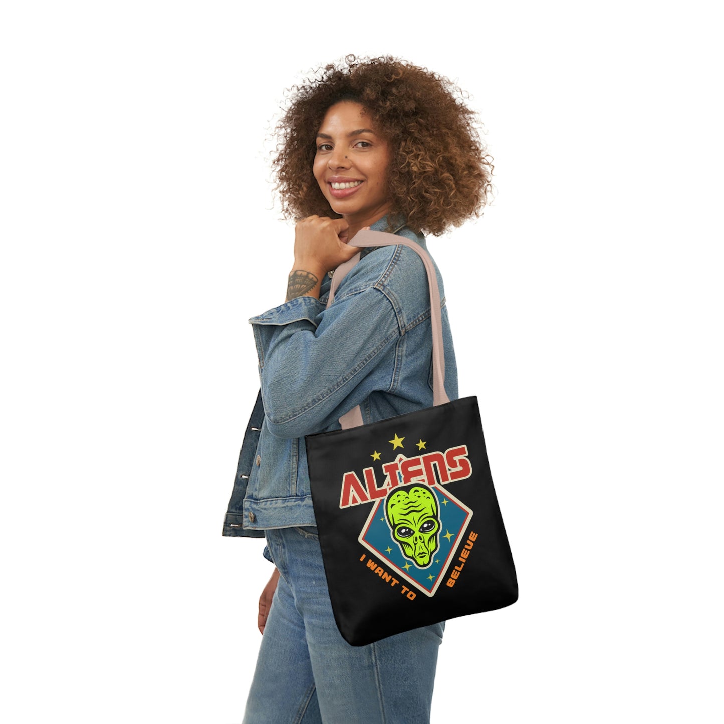 AOP Polyester Canvas Tote Bag