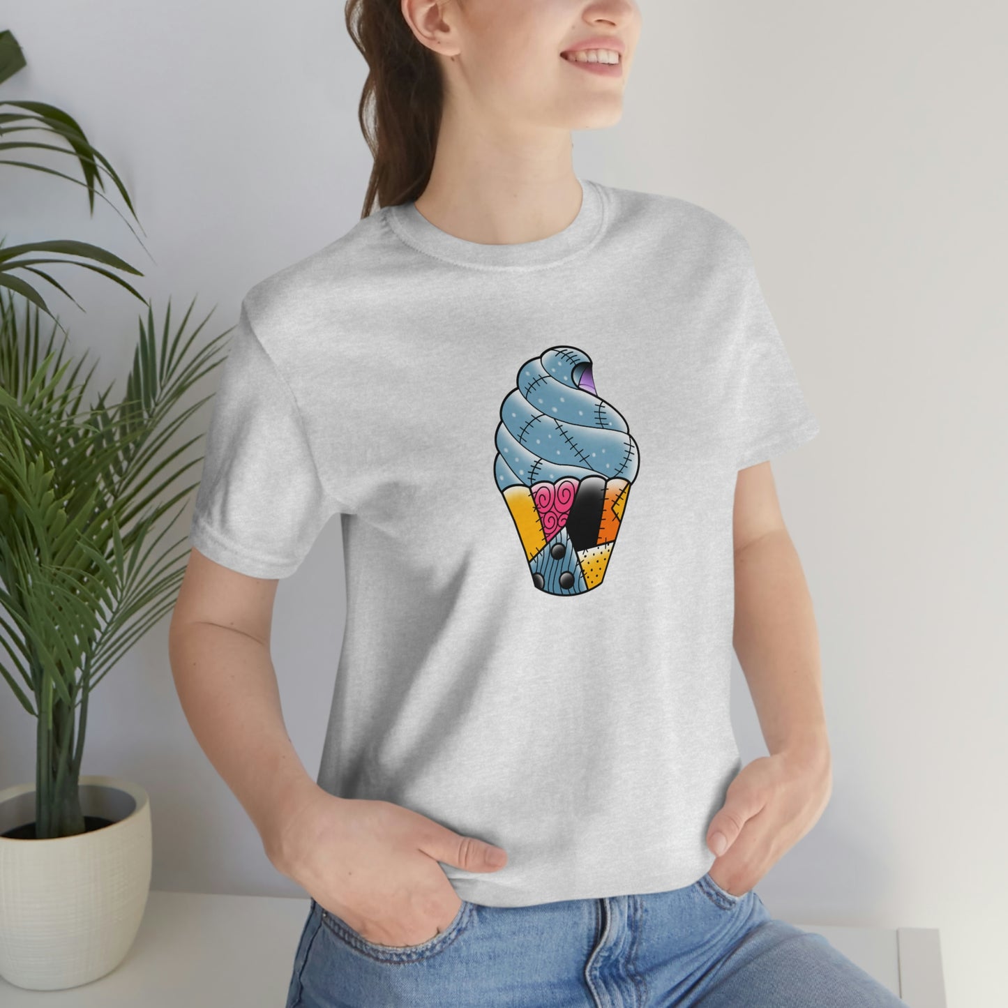 Sally Cupcake Unisex Jersey Short Sleeve Tee