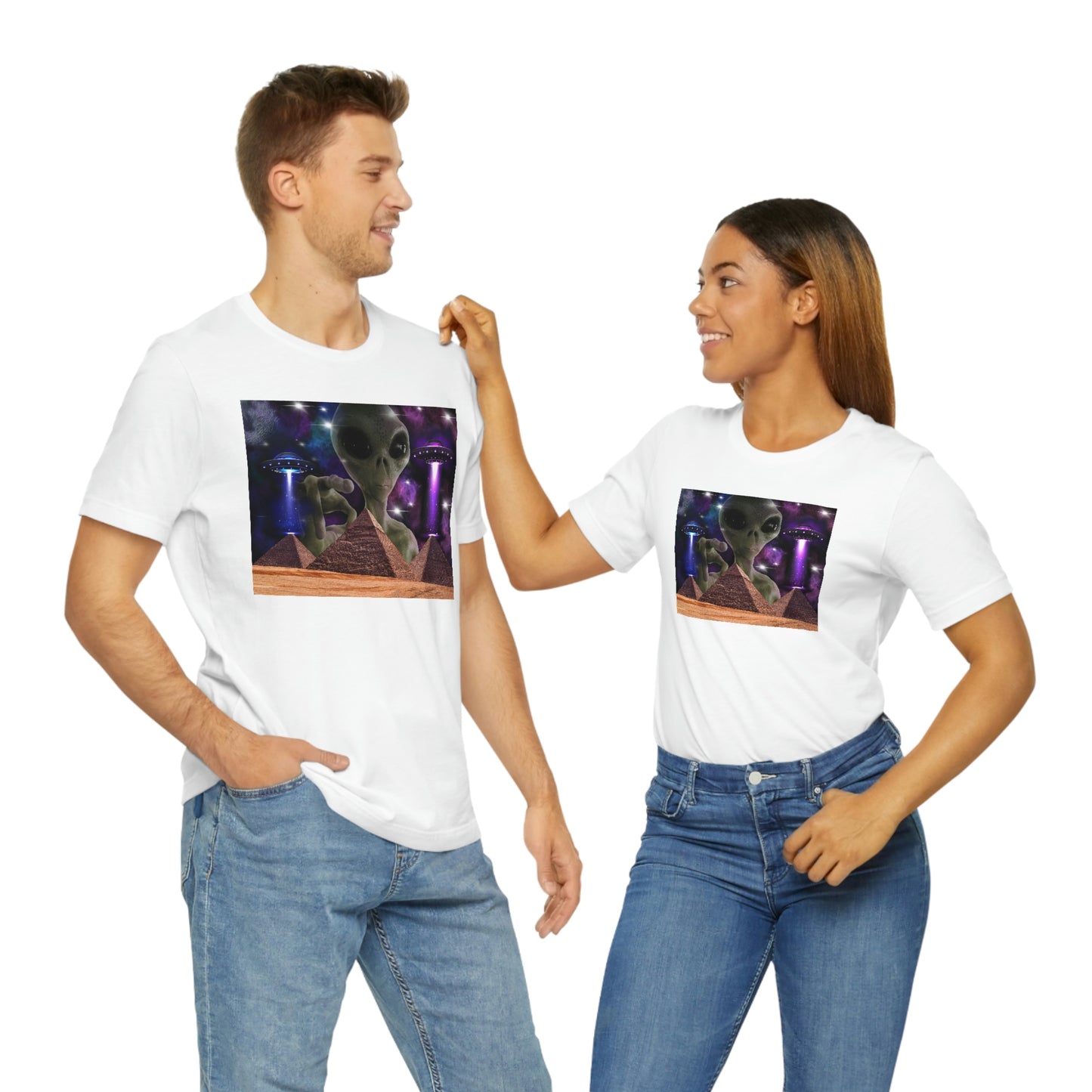 Alien Invasion Unisex Jersey Short Sleeve Tee