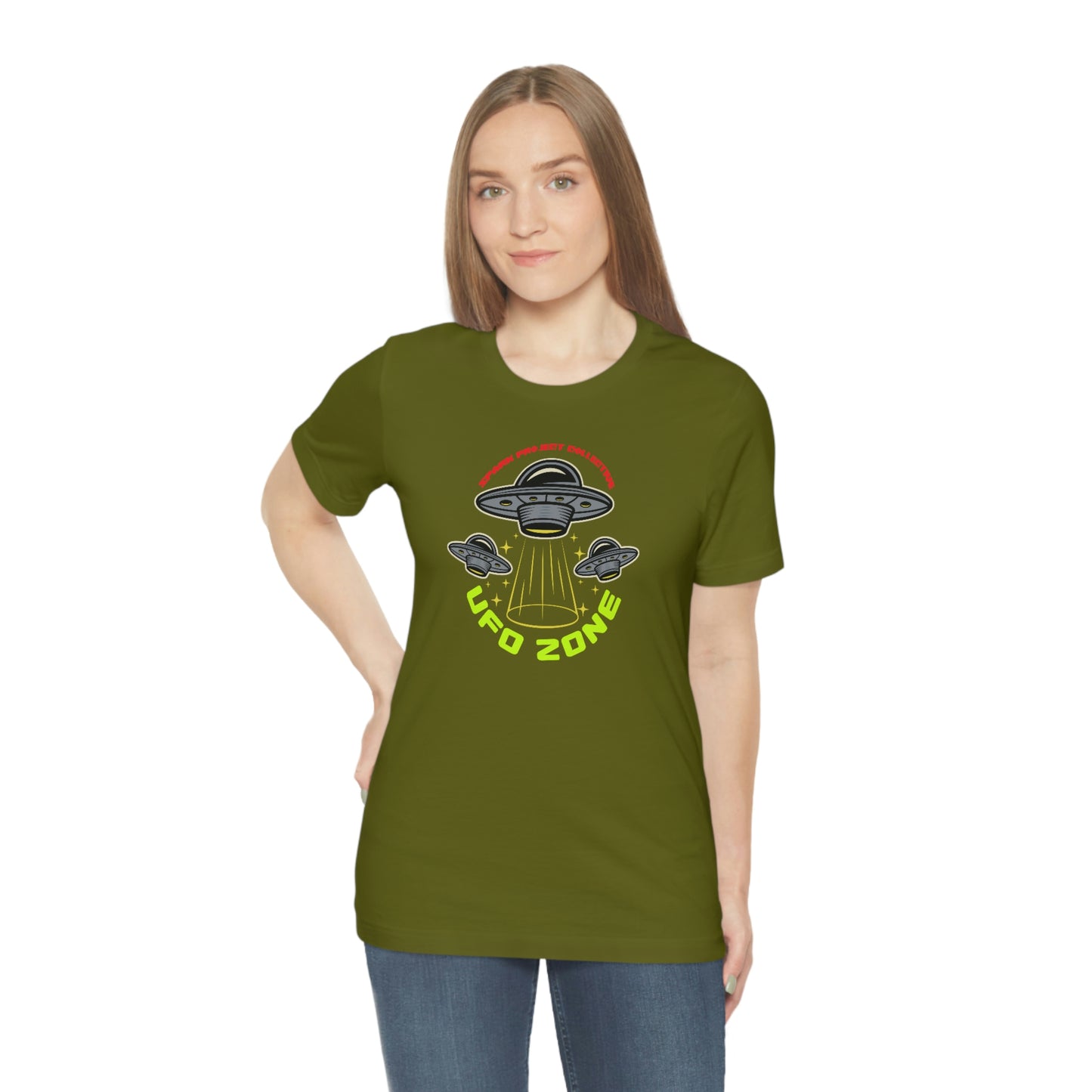 UFO Zone unisex jersey short sleeve tee