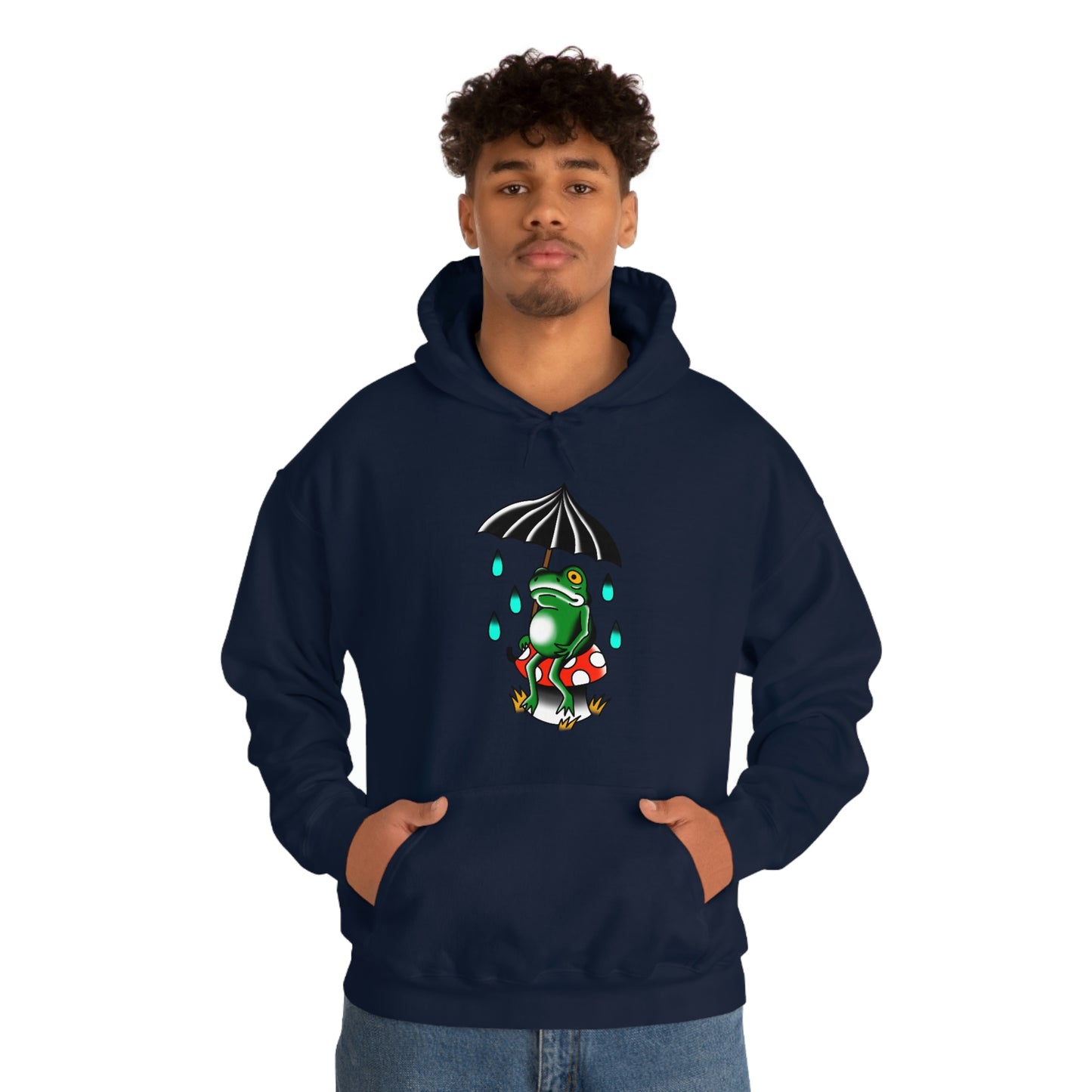 Rainy Day Frog Unisex Heavy Blend™ Hooded Sweatshirt