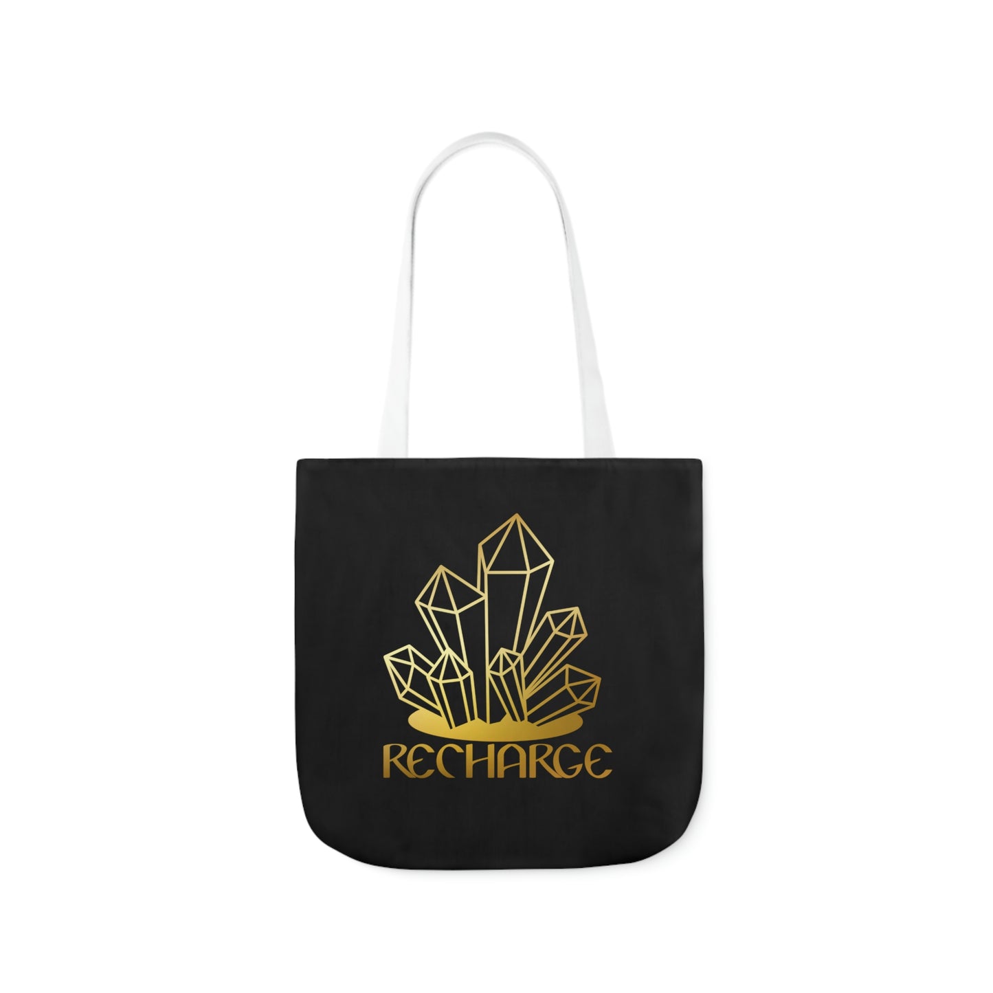 Recharge AOP Polyester Canvas Tote Bag