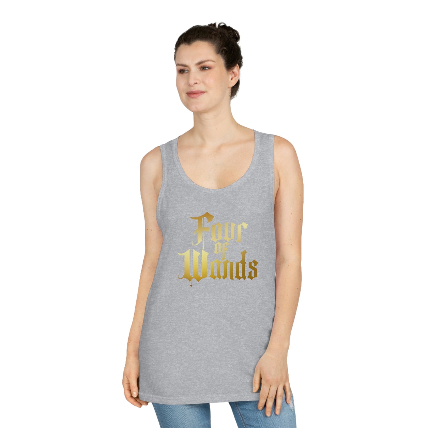 Four of Wands Unisex Softstyle™ Tank Top