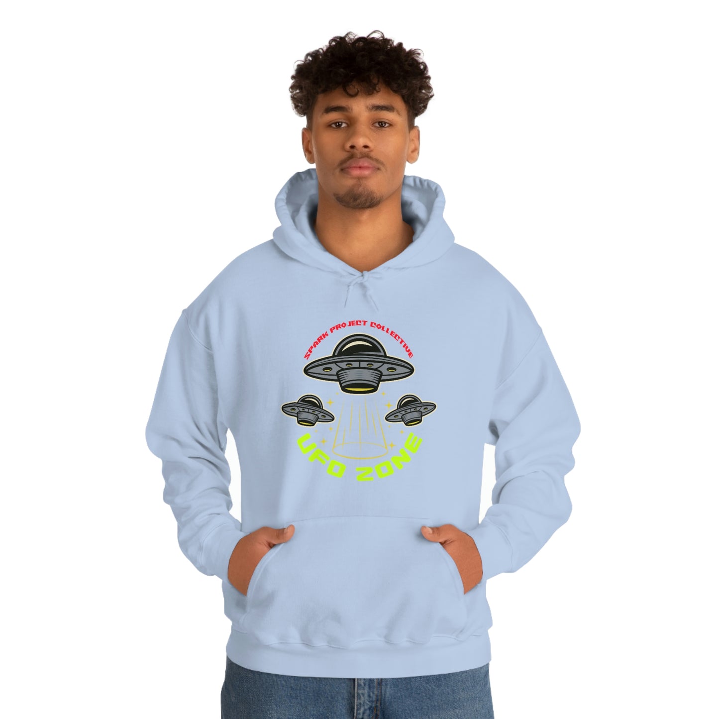 UFO Zone Unisex Heavy Blend™ Hooded Sweatshirt