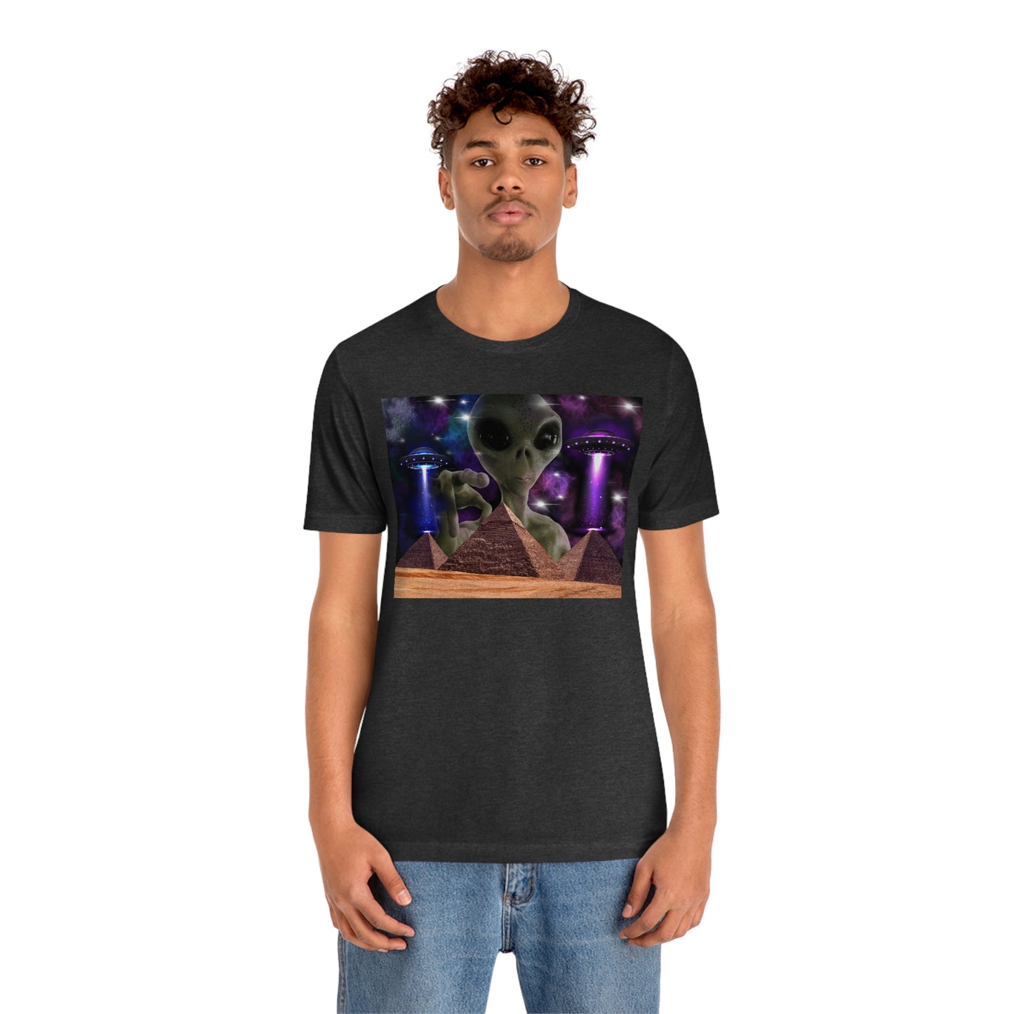 Alien Invasion Unisex Jersey Short Sleeve Tee