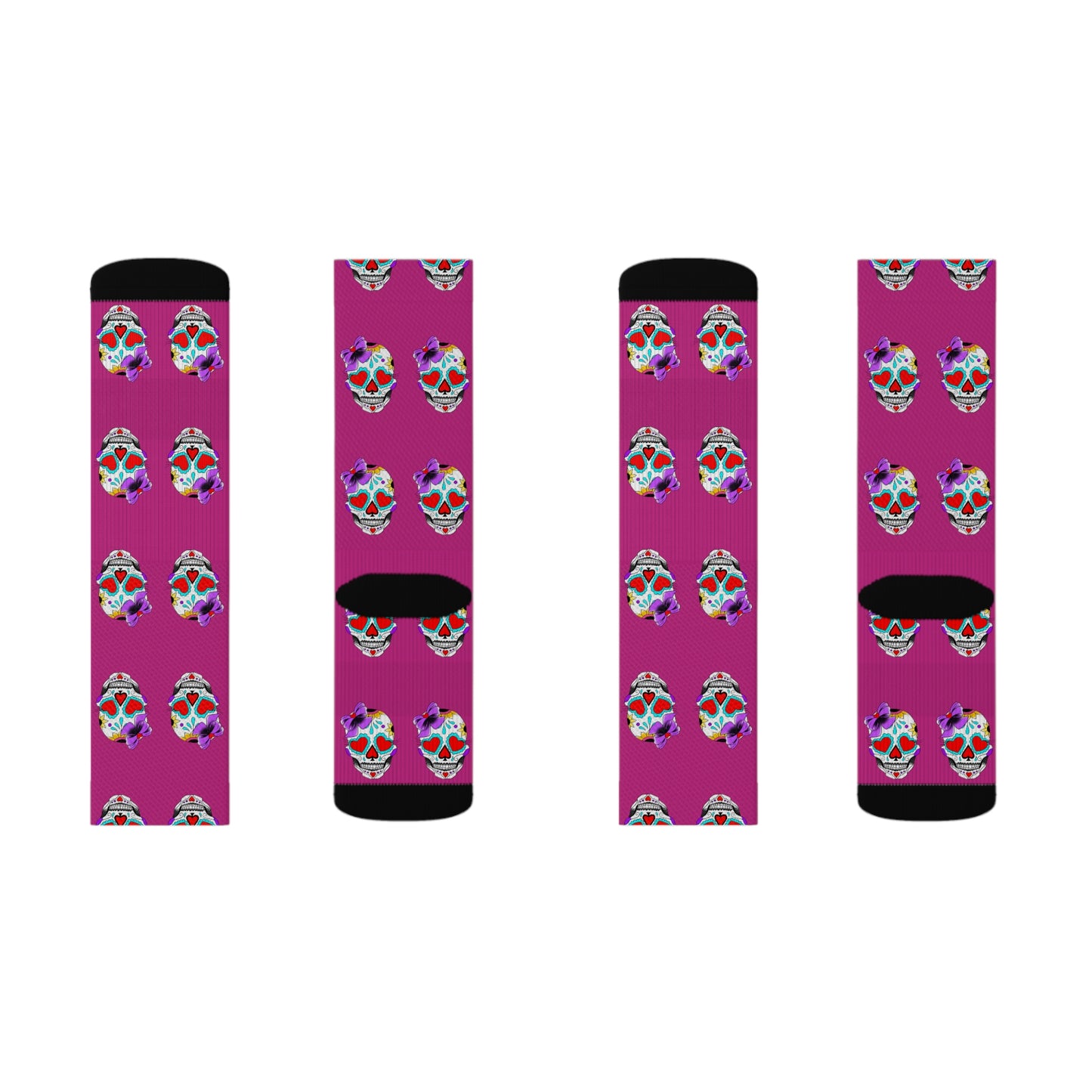 Lady Day of the Dead Sublimation Socks