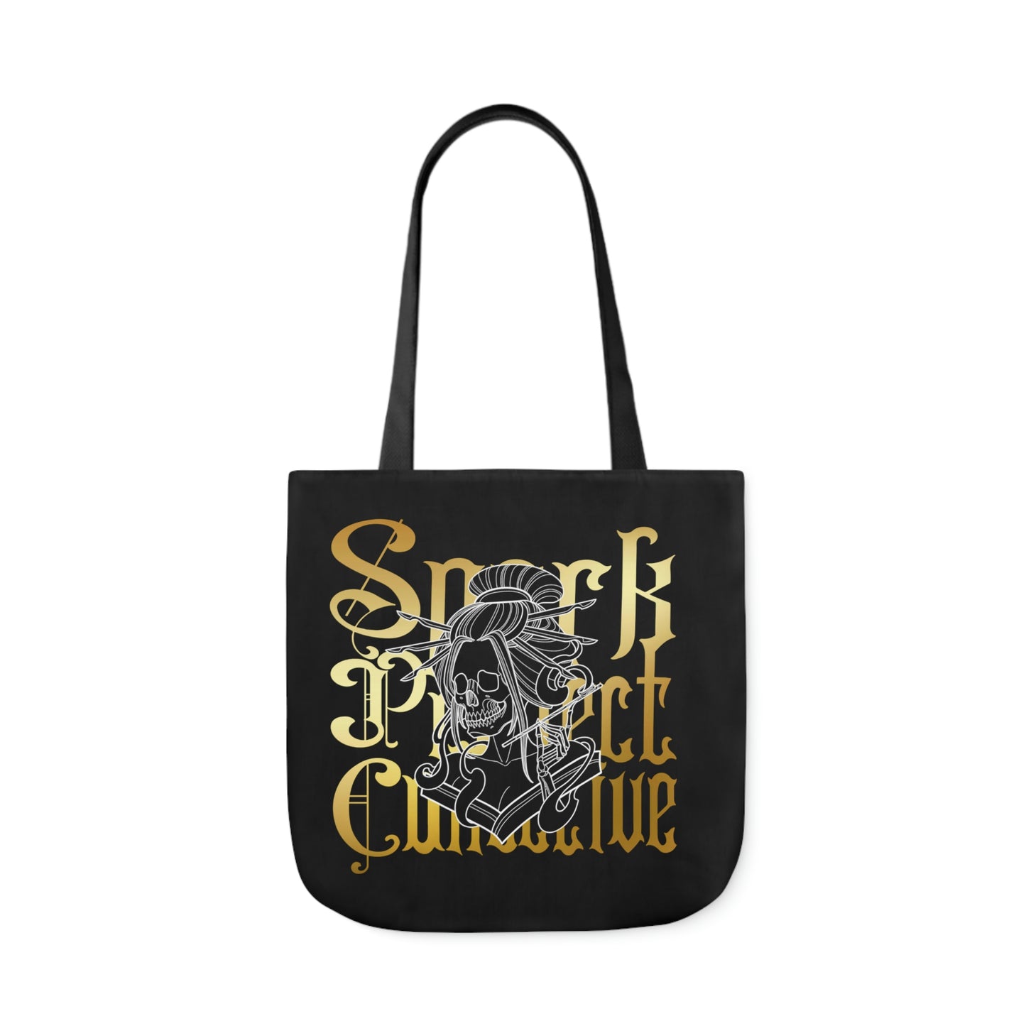 Japanese Spark AOP Polyester Canvas Tote Bag