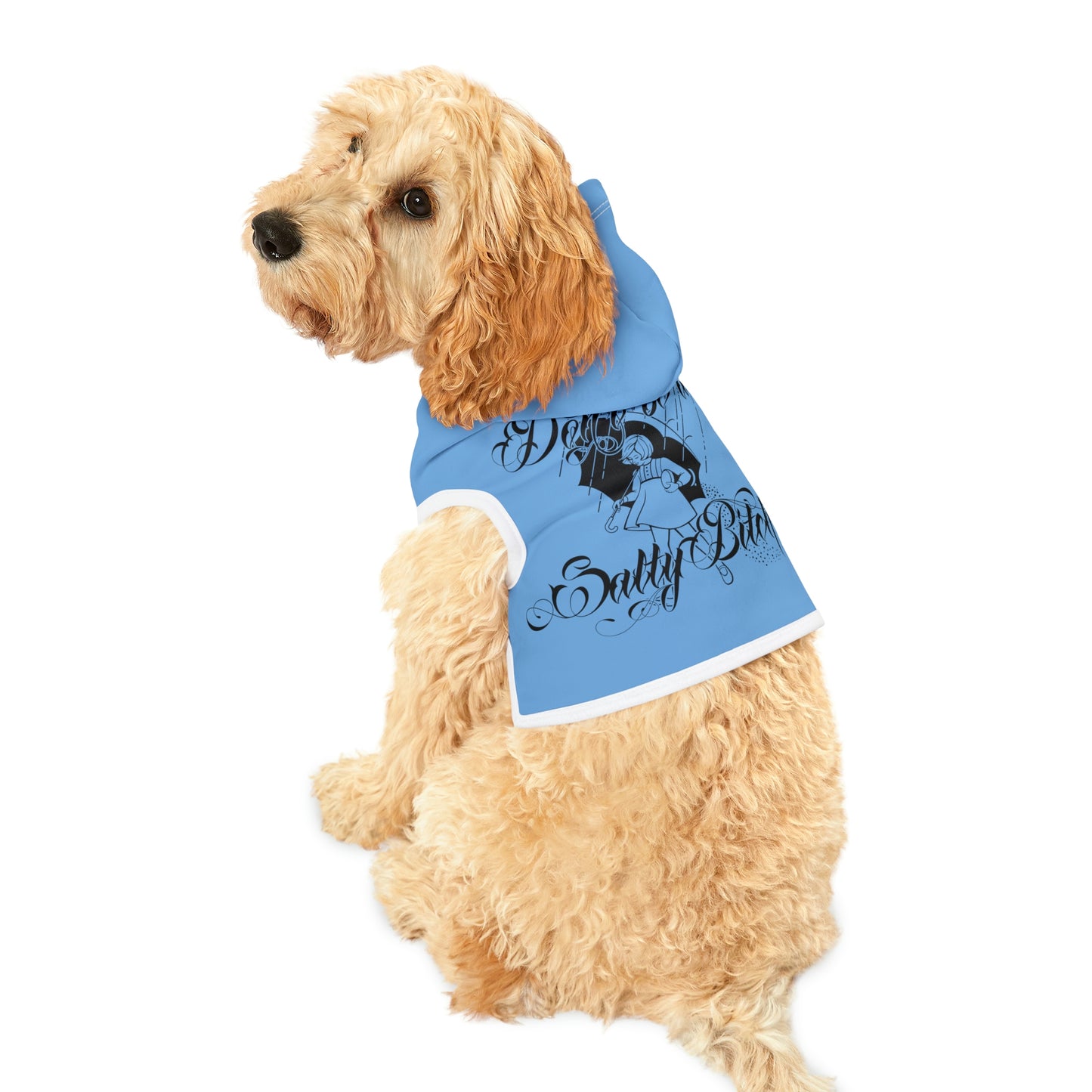 Don't Be Salty Blue Dog Hoodie