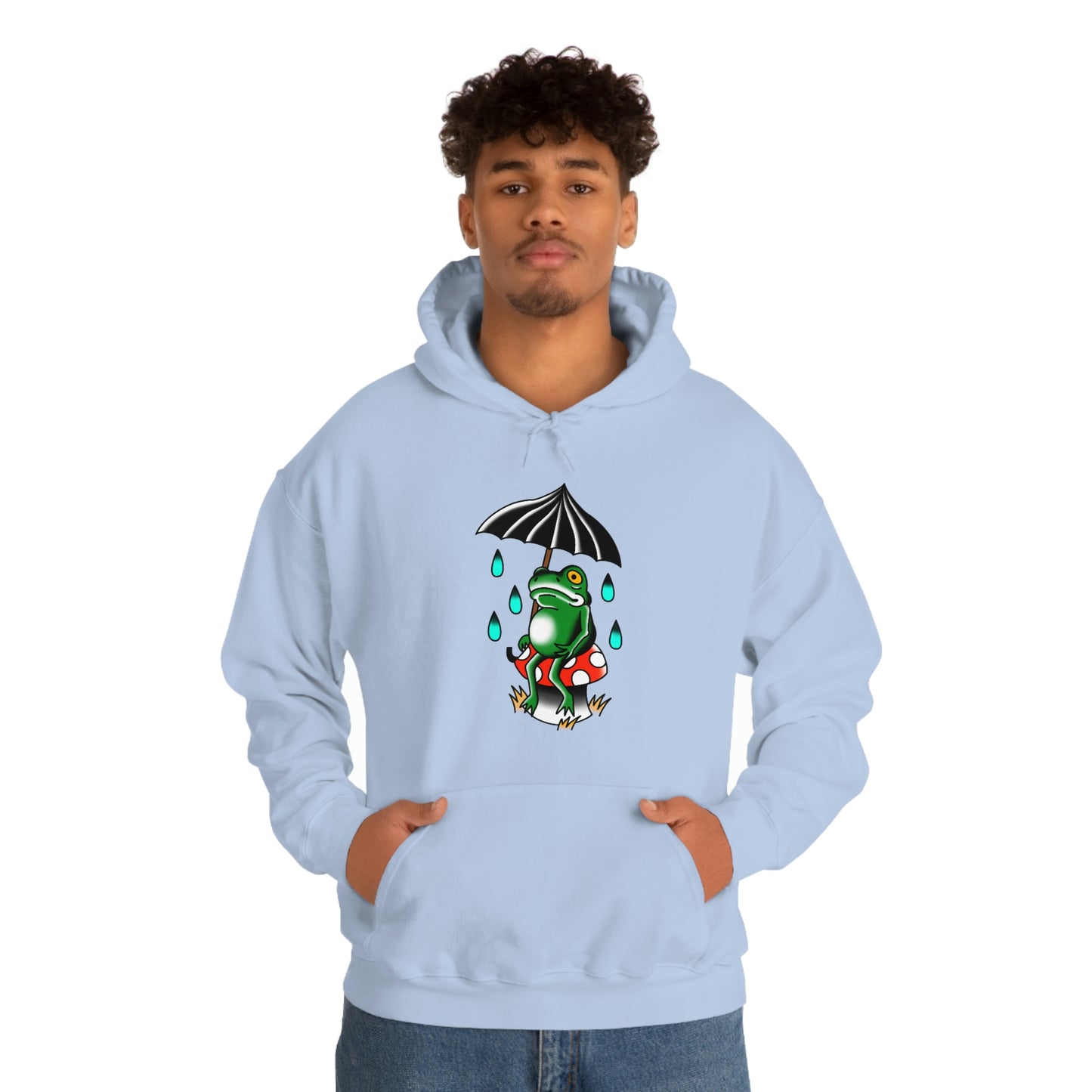 Rainy Day Frog Unisex Heavy Blend™ Hooded Sweatshirt