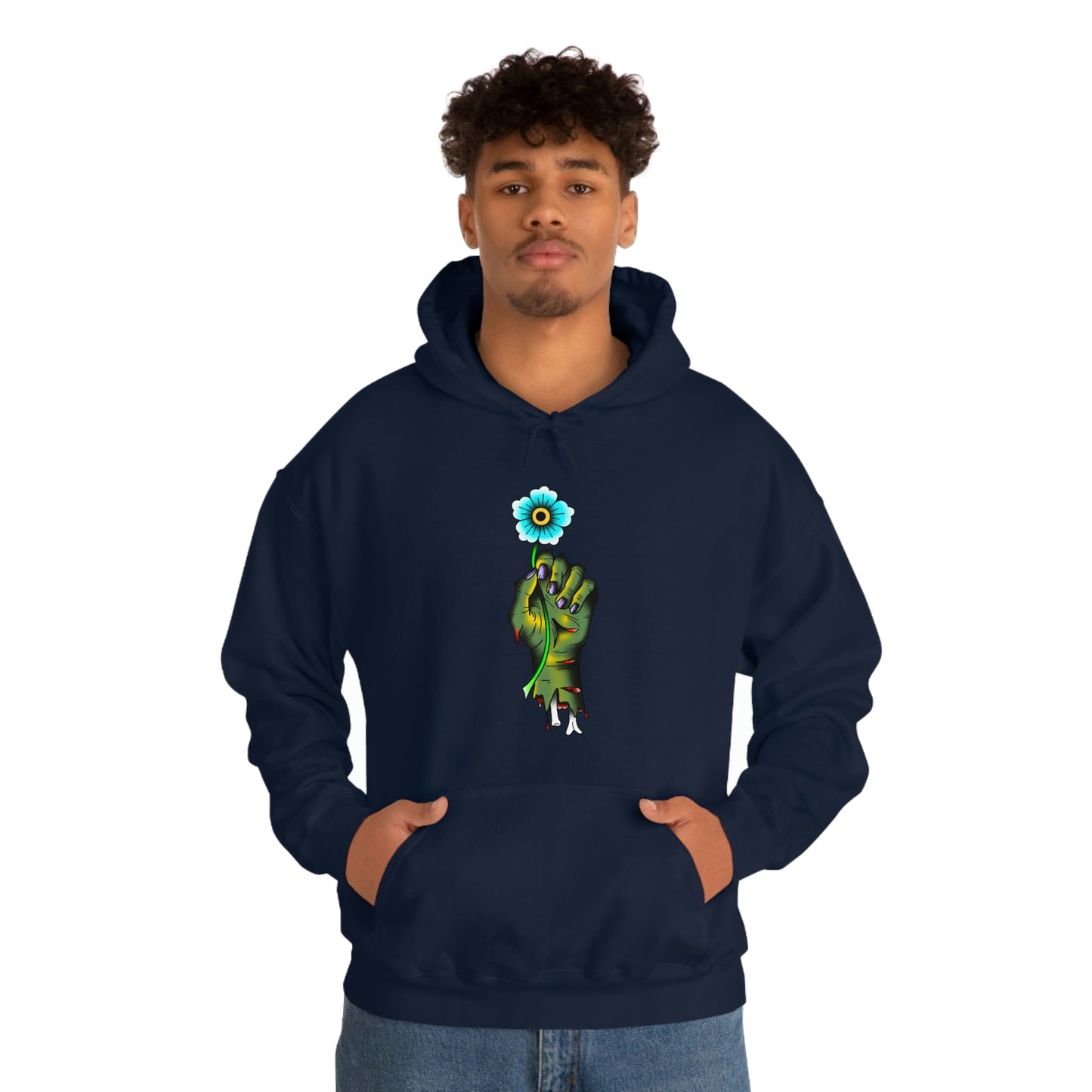 Zombie Flower Unisex Heavy Blend™ Hooded Sweatshirt